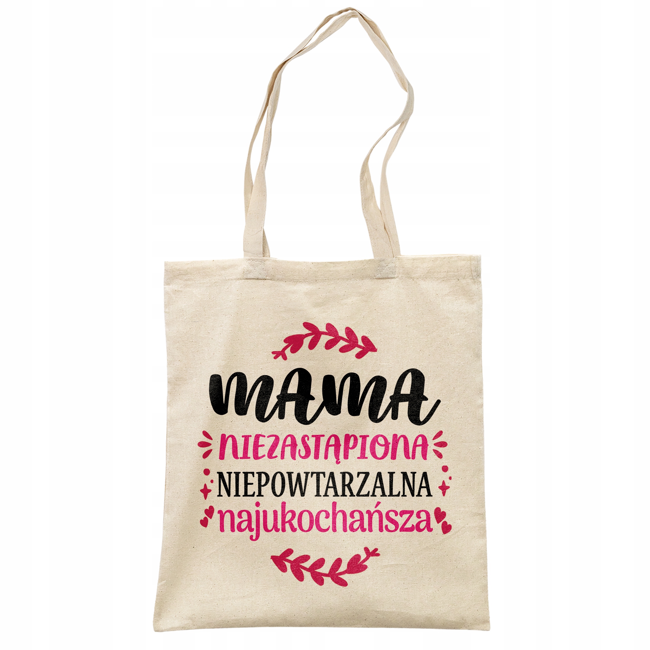 Torba bawełniana na zakupy Dzień Matki Dla Mamy Prezent Niezastąpiona