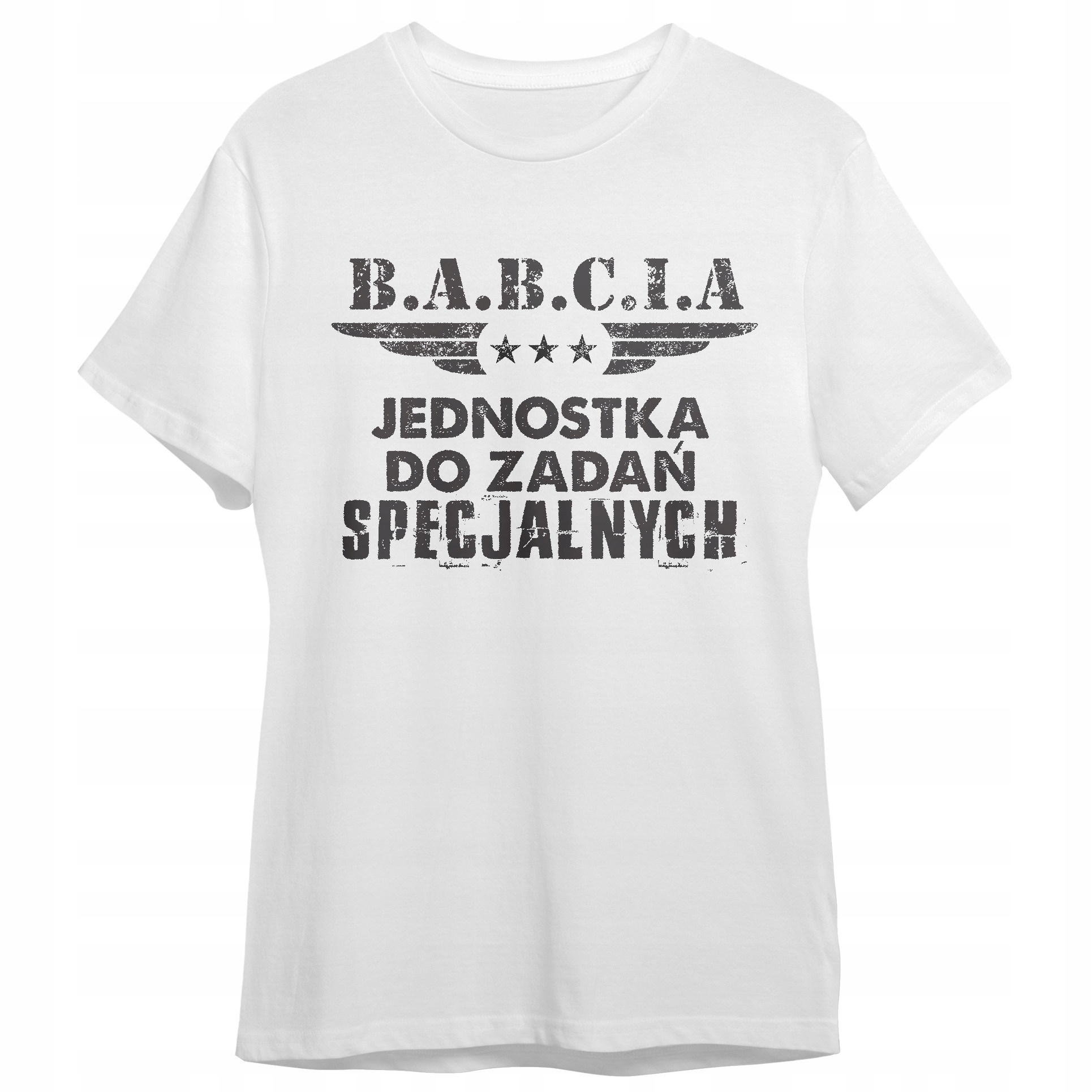 Koszulka Damska T-shirt Na Dzień Babci Prezent Jednostka Specjalna