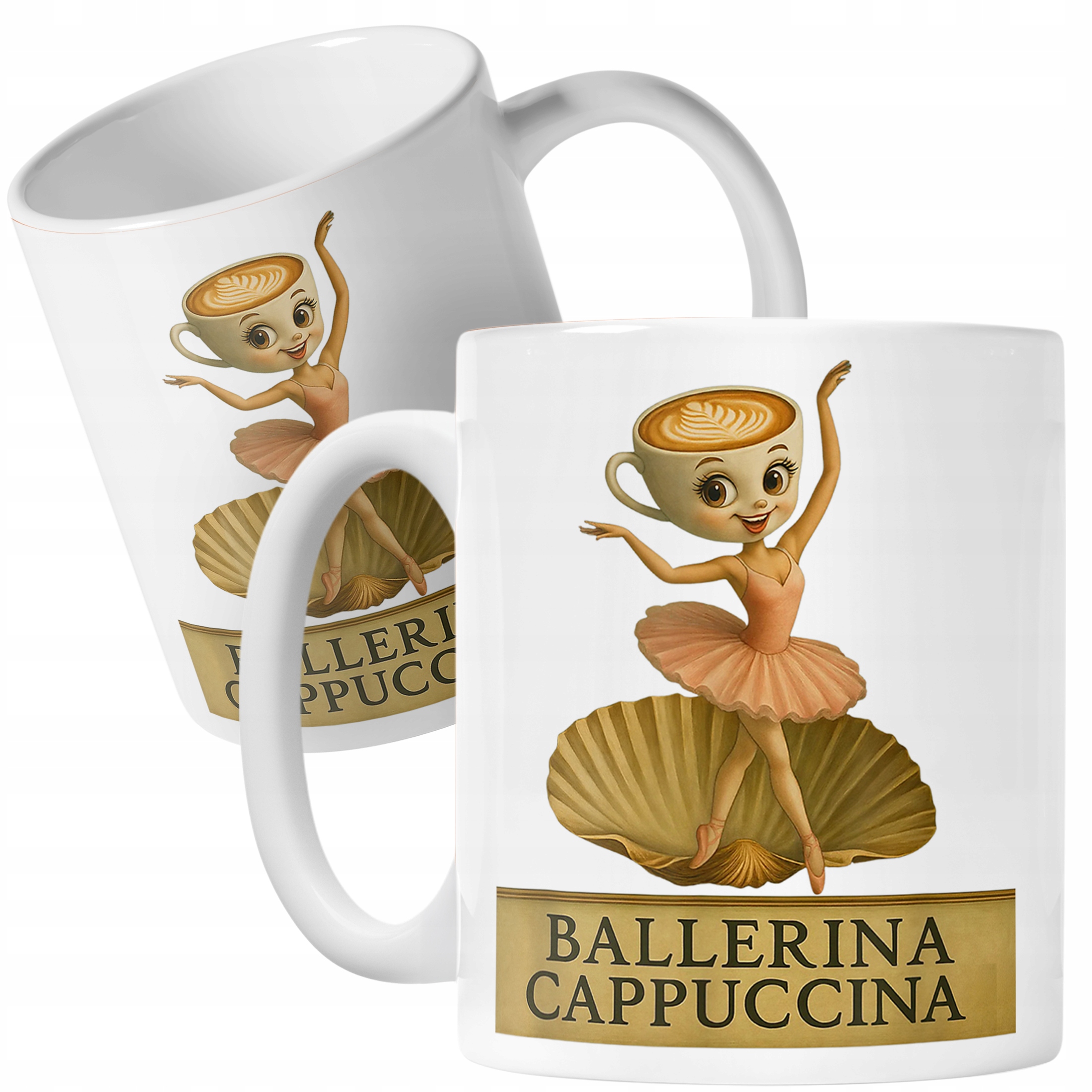 Kubek ceramiczny Ballerina Cappuccina viral tiktok mem