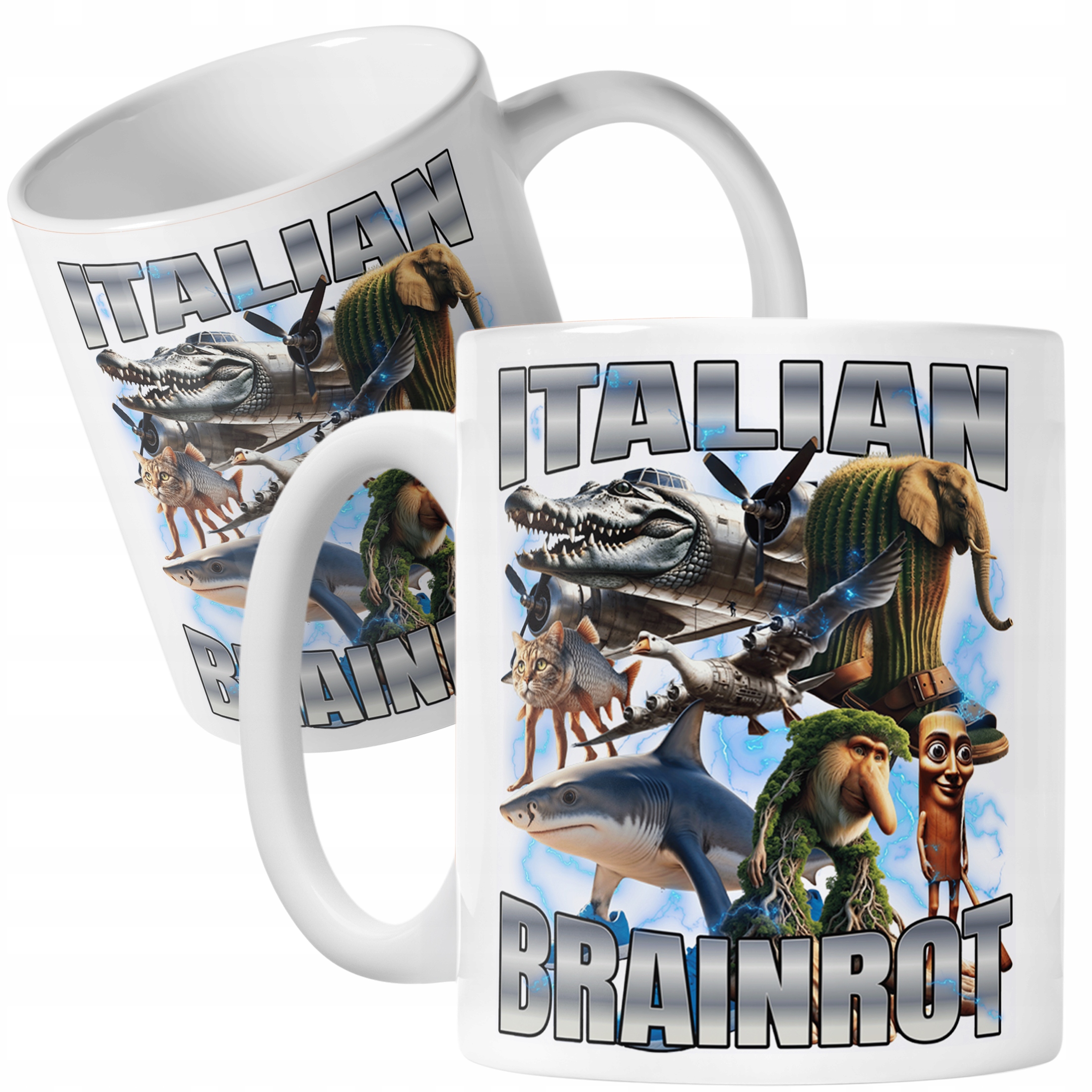 Kubek ceramiczny Italian Brainrott viral tiktok mem