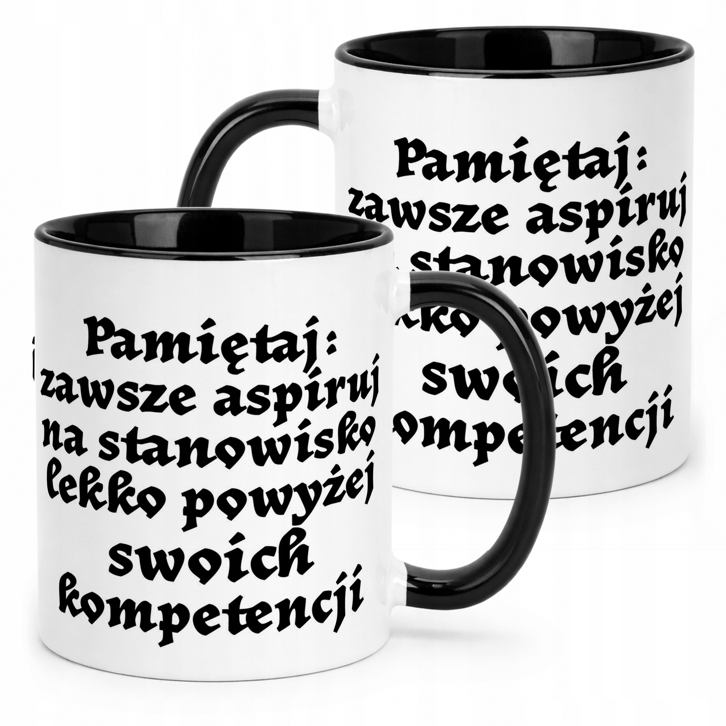 Kubek Czarny 1670 Zawsze Aspiruj Dla Fanów Serialu Prezent