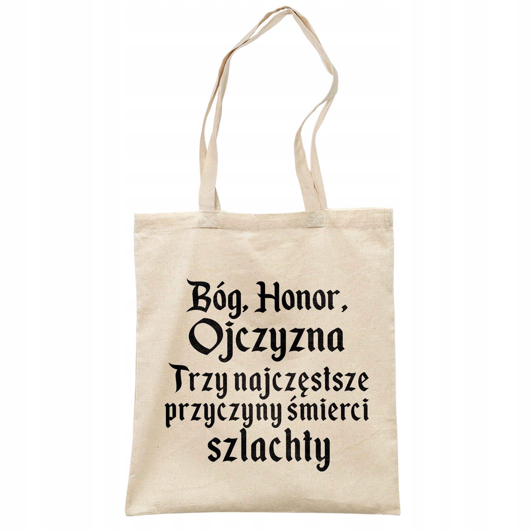 Torba bawełniana na zakupy 1670 Bóg Honor Ojczyzna
