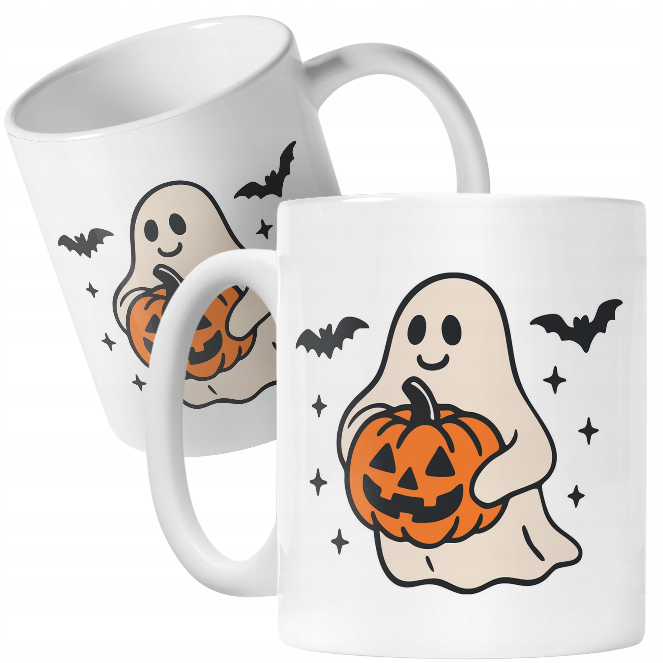 Kubek ceramiczny Halloween Jesień Dynia Duch Prezent Upominek