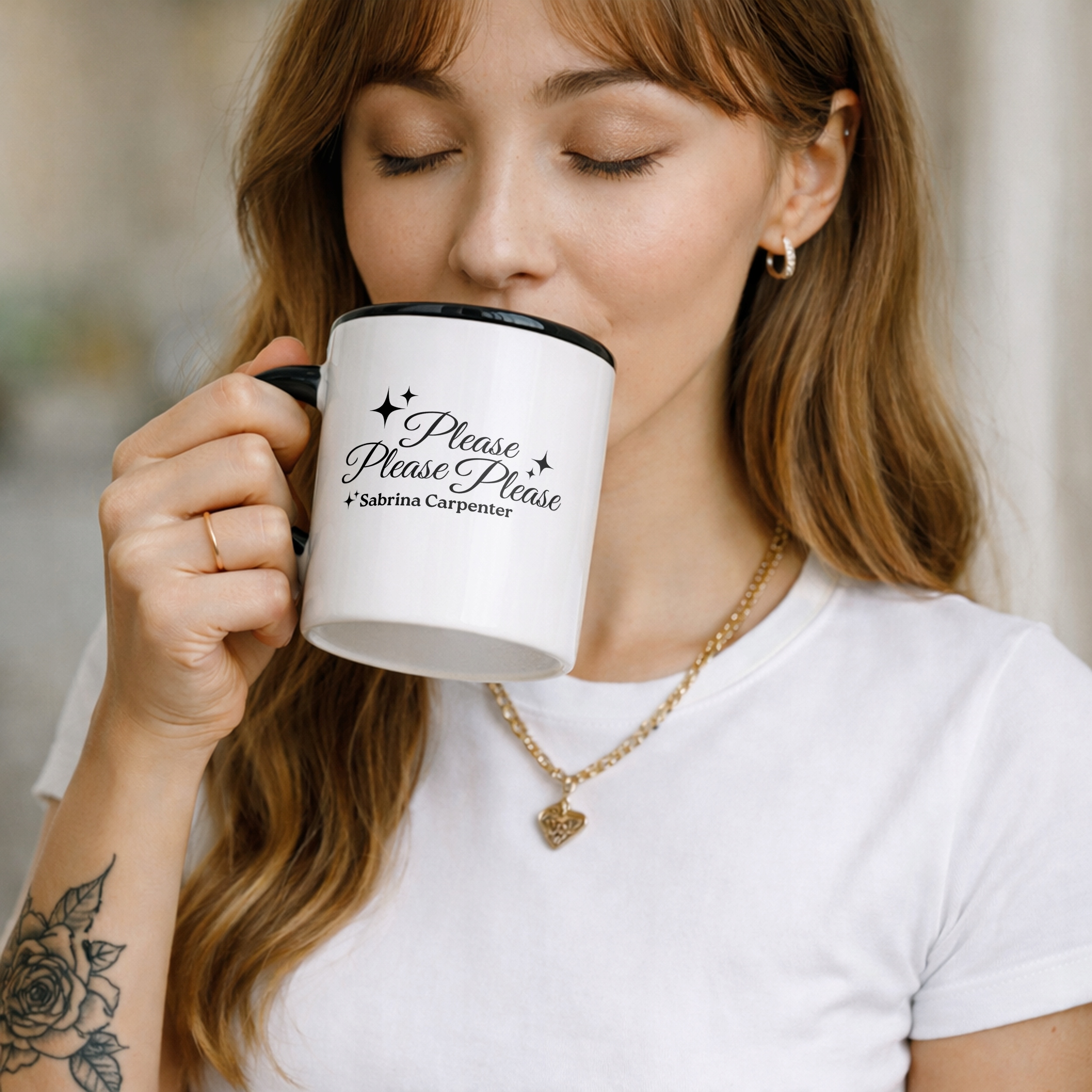 Kubek Czarny Sabrina Carpenter Dla Fanów Prezent Upominek