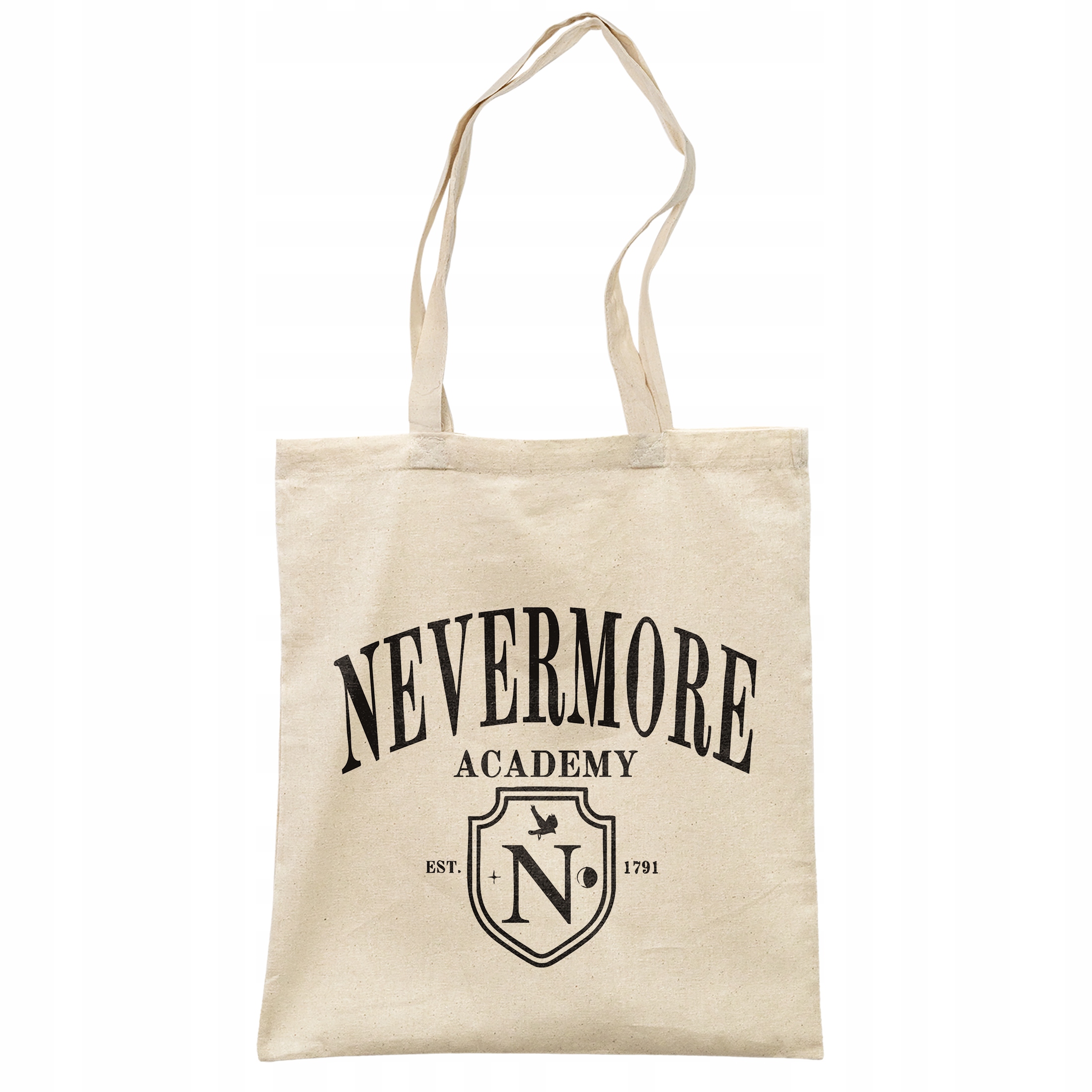 Torba bawełniana na zakupy Wednesday Nevermore Dla Fanów Serialu