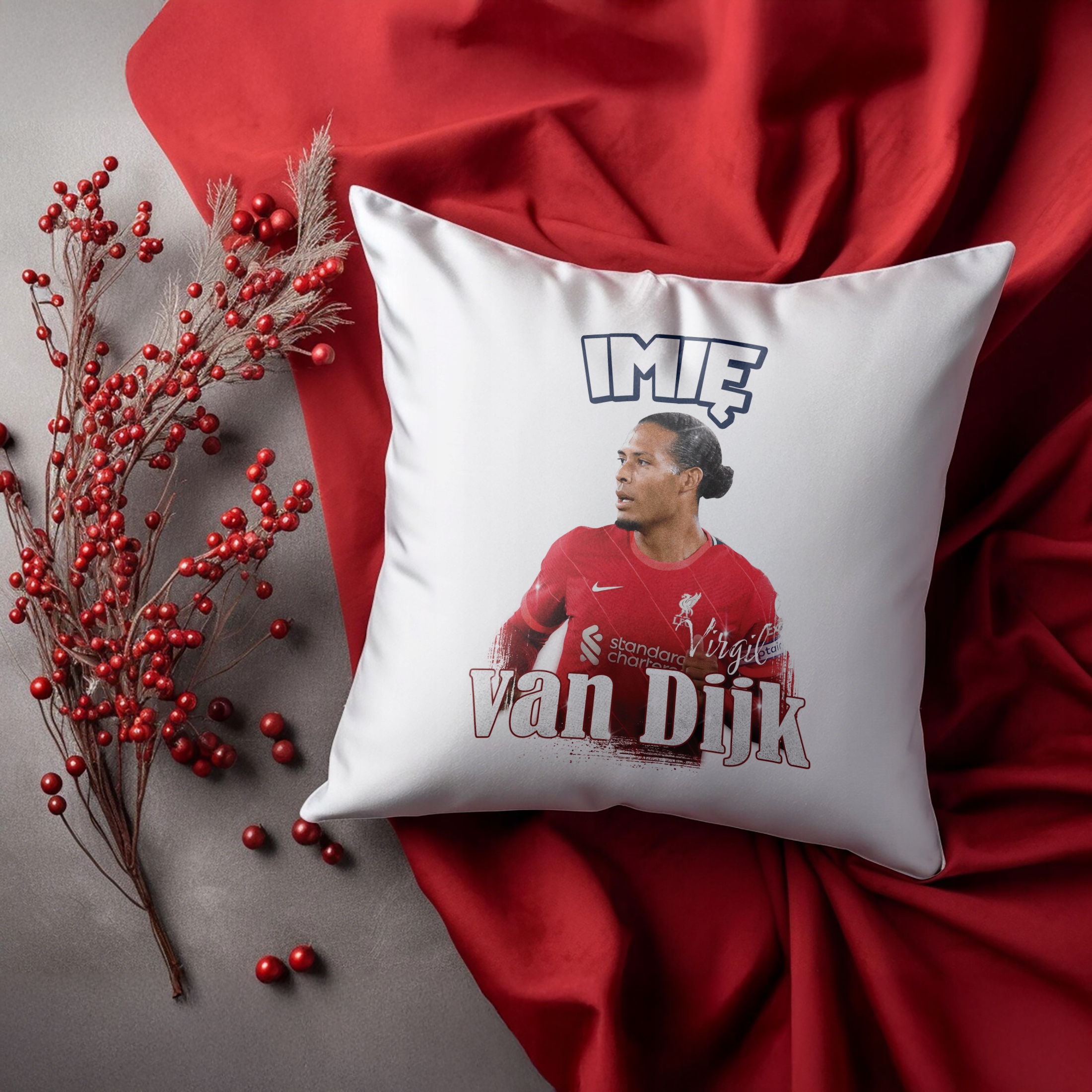 Zestaw personalizowany Kubek + Poduszka Virgil van Dijk Liverpool