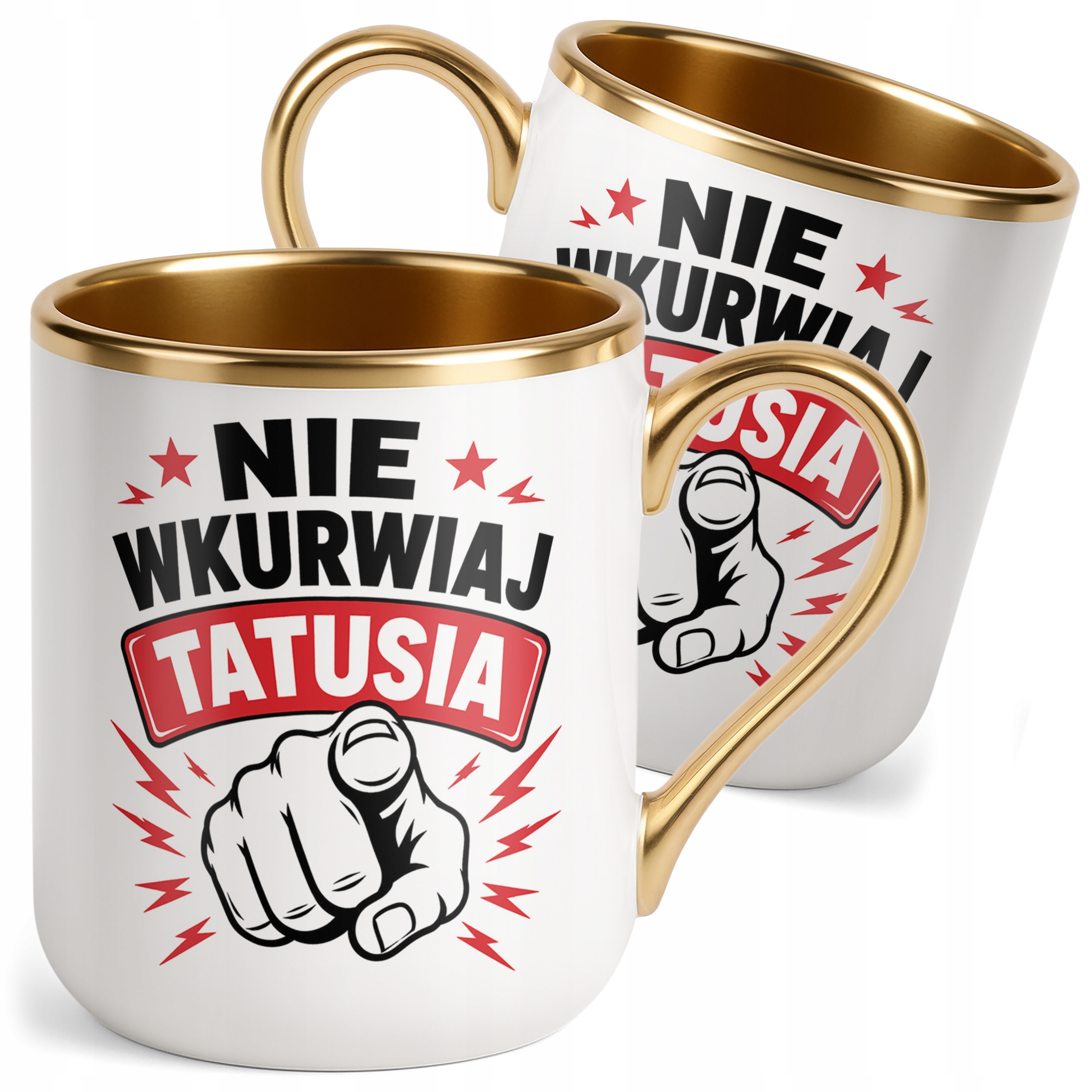 Kubek Premium Złoty prezent dla tatusia na Dzień Ojca upominek