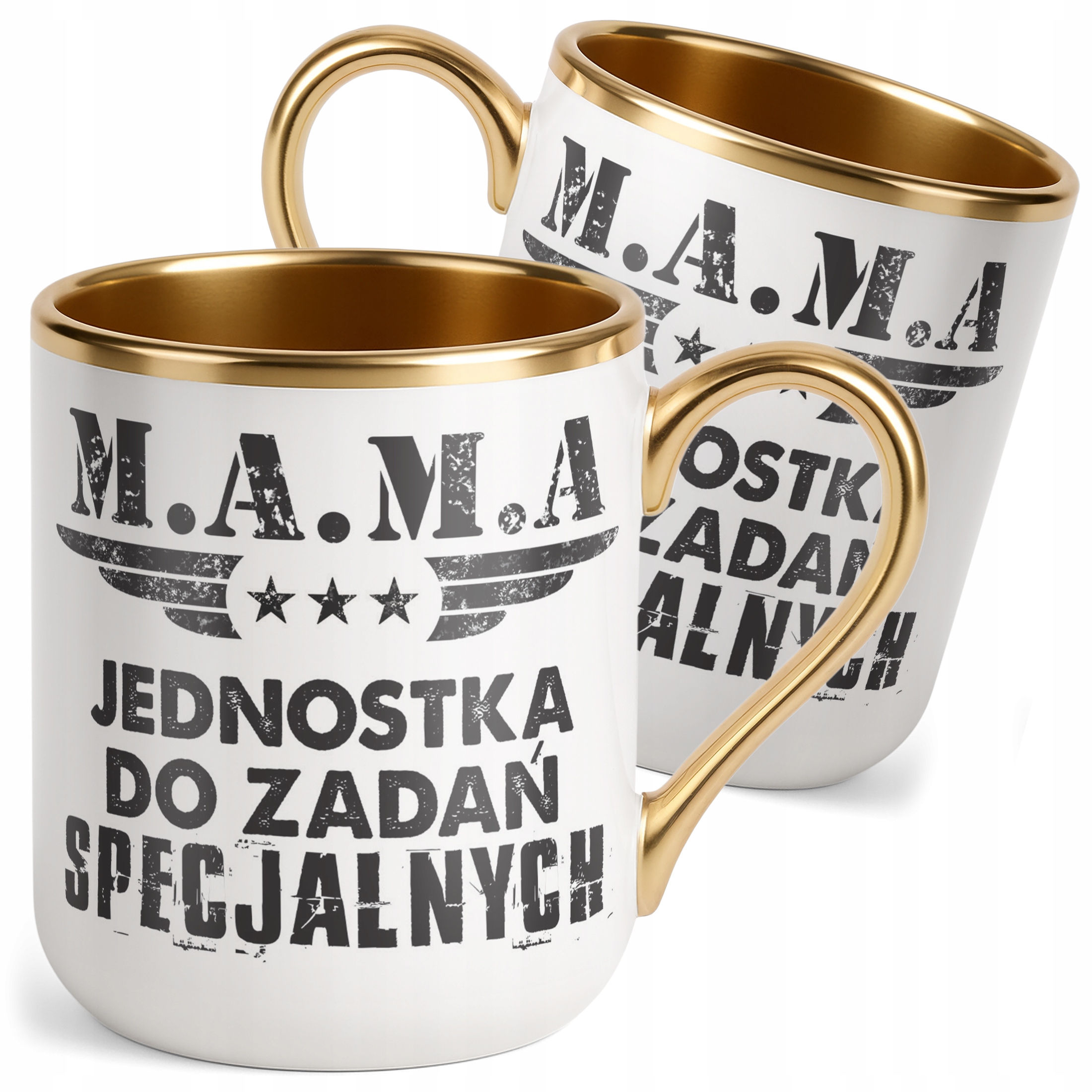 Kubek Premium Złoty Dzień Matki Dla Mamy Prezent Mama Jednostka Do Zadań