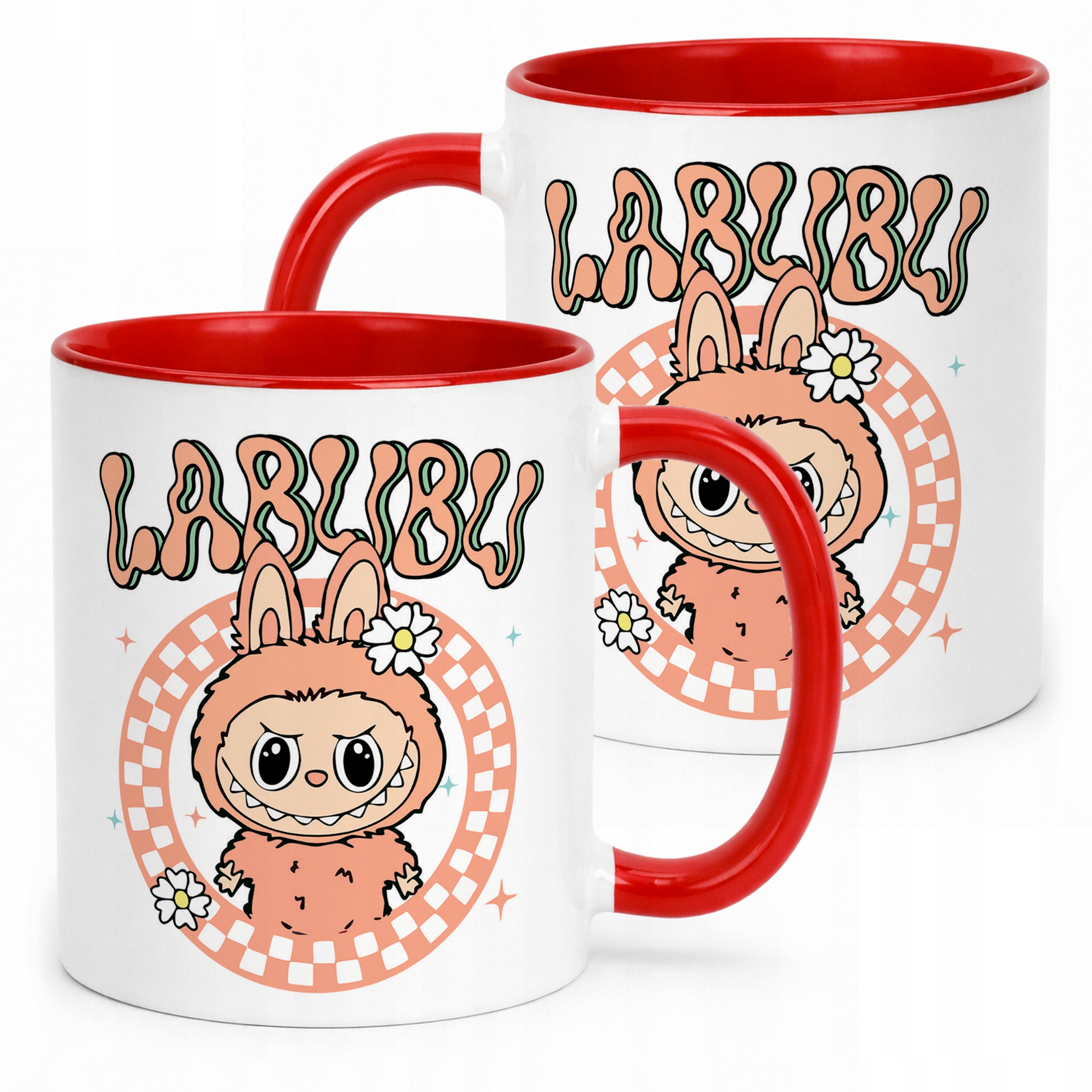 Kubek ceramiczny Labubu Dla Dzieci Prezent Urocze Potworki