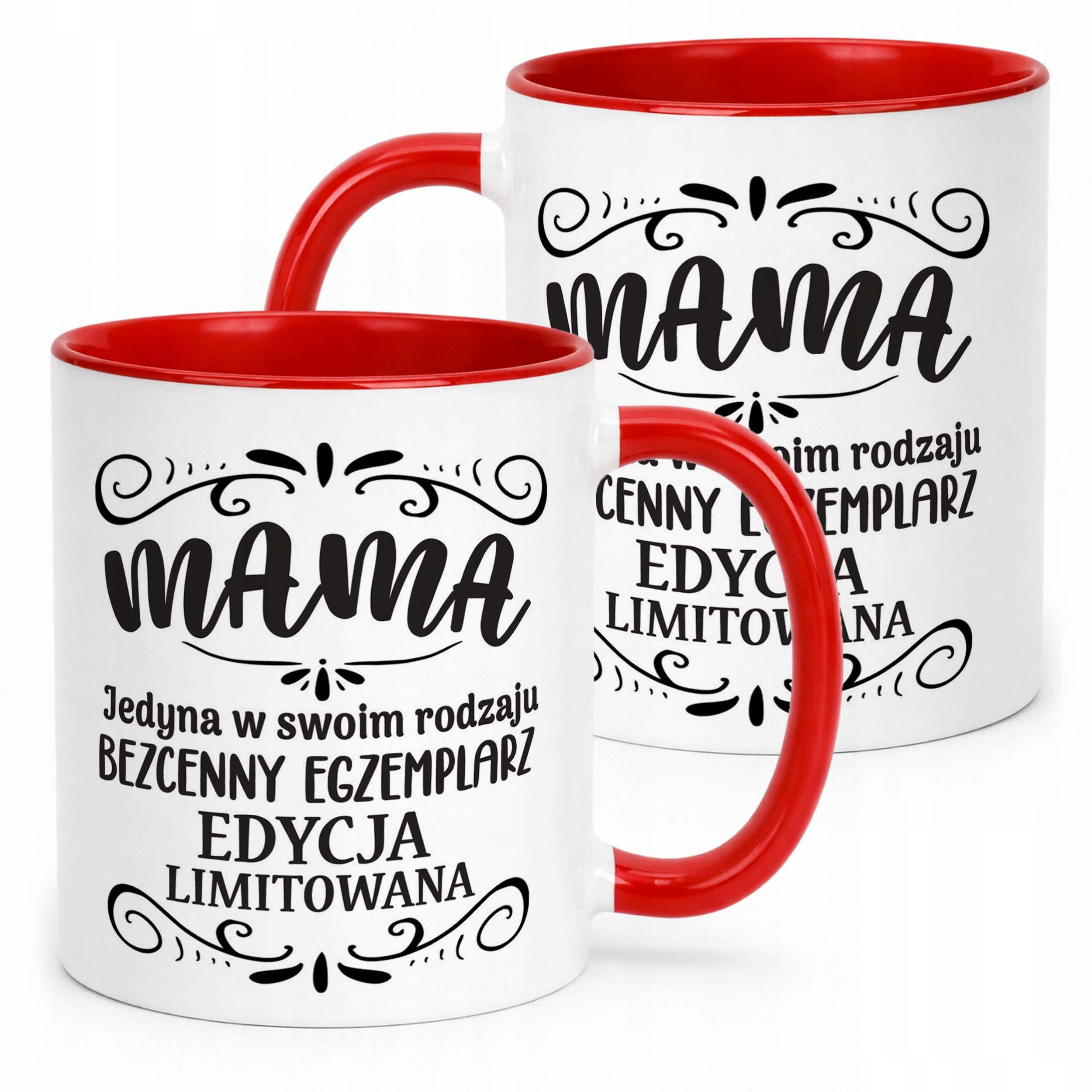 Kubek Czerwony Dzień Matki Dla Mamy Prezent Mama Edycja Limitowana