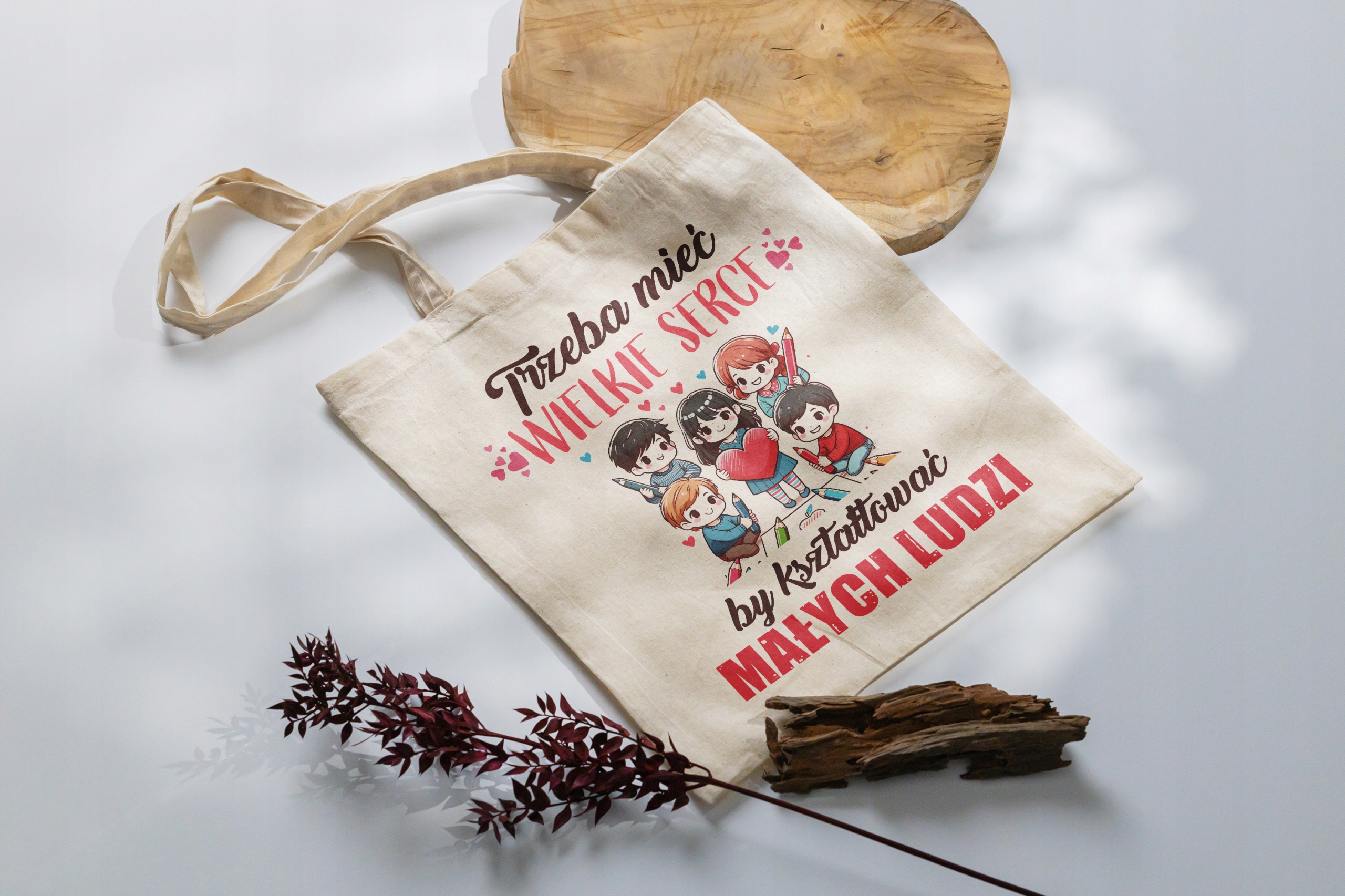 Zestaw kubek + torba Dla Nauczycielki Dzień Nauczyciela Prezent Upominek