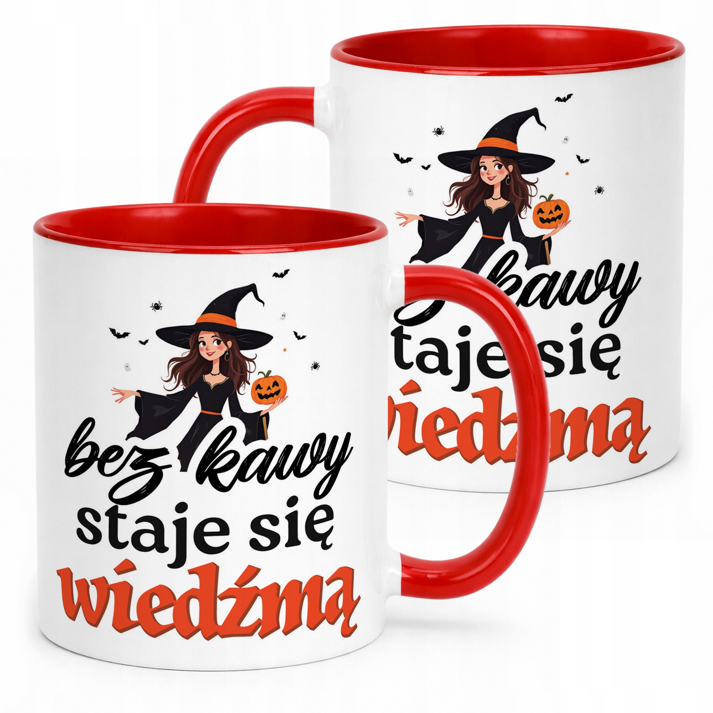 Kubek ceramiczny Bez Kawy Staje Się Wiedźmą Dla Kobiety Prezent