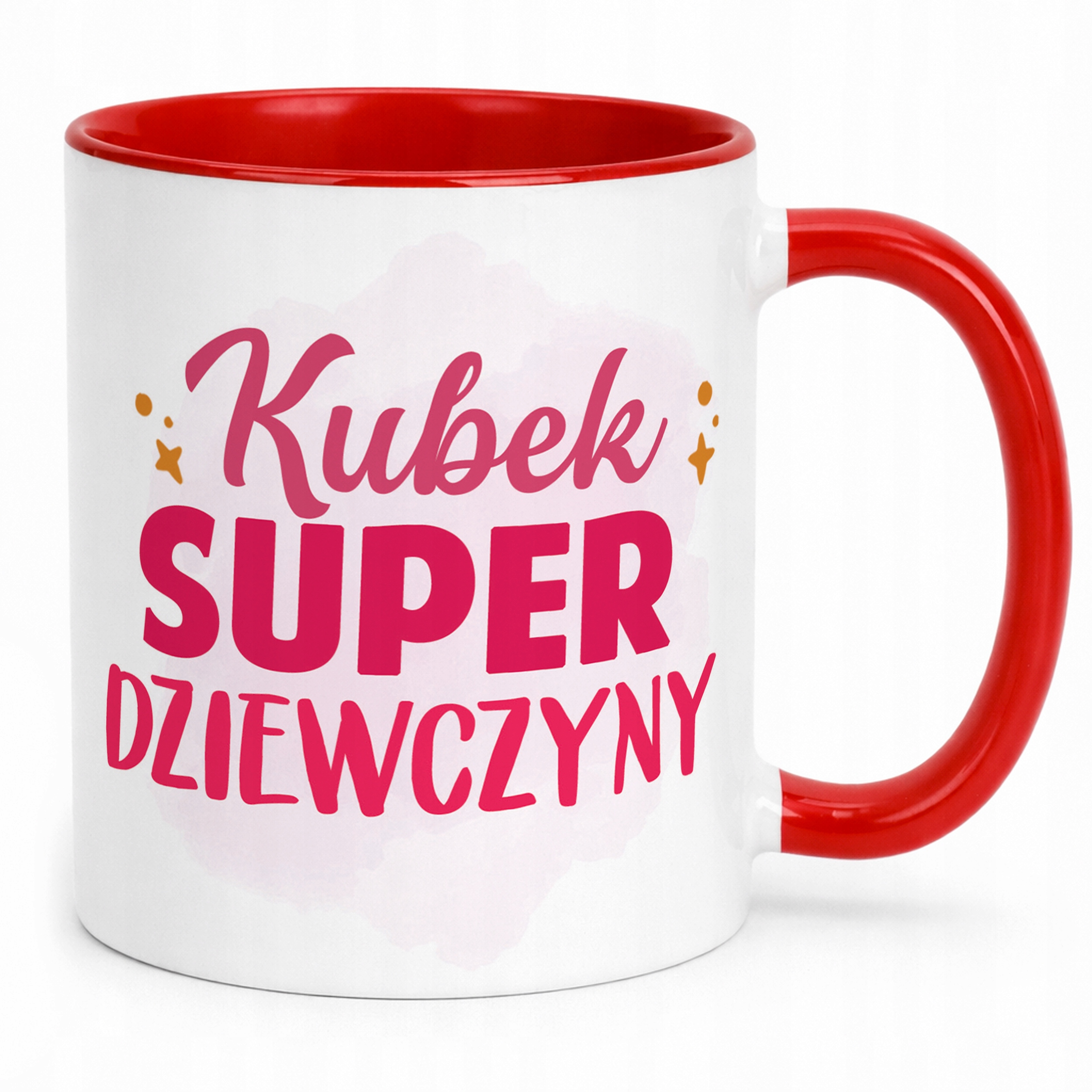 Kubek Czerwony Dzień Kobiet Dla Dziewczynki Dla Niej Prezent Upominek
