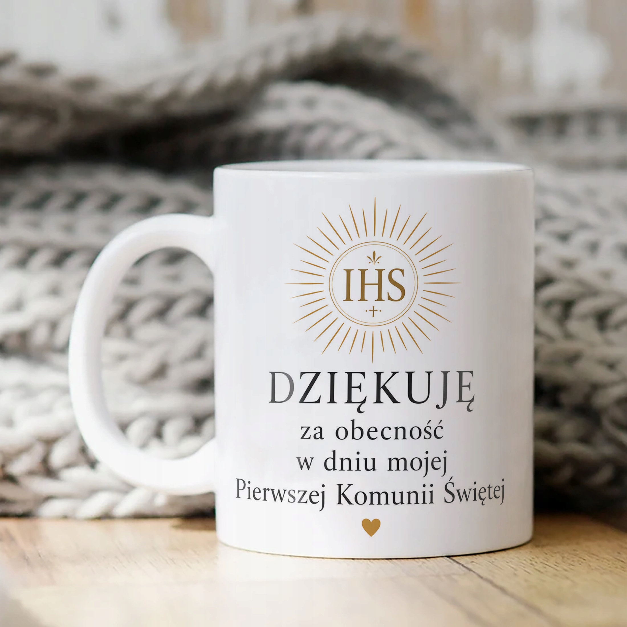 Kubek dla gości Komunia Święta pamiątka z przyjęcia komunijnego