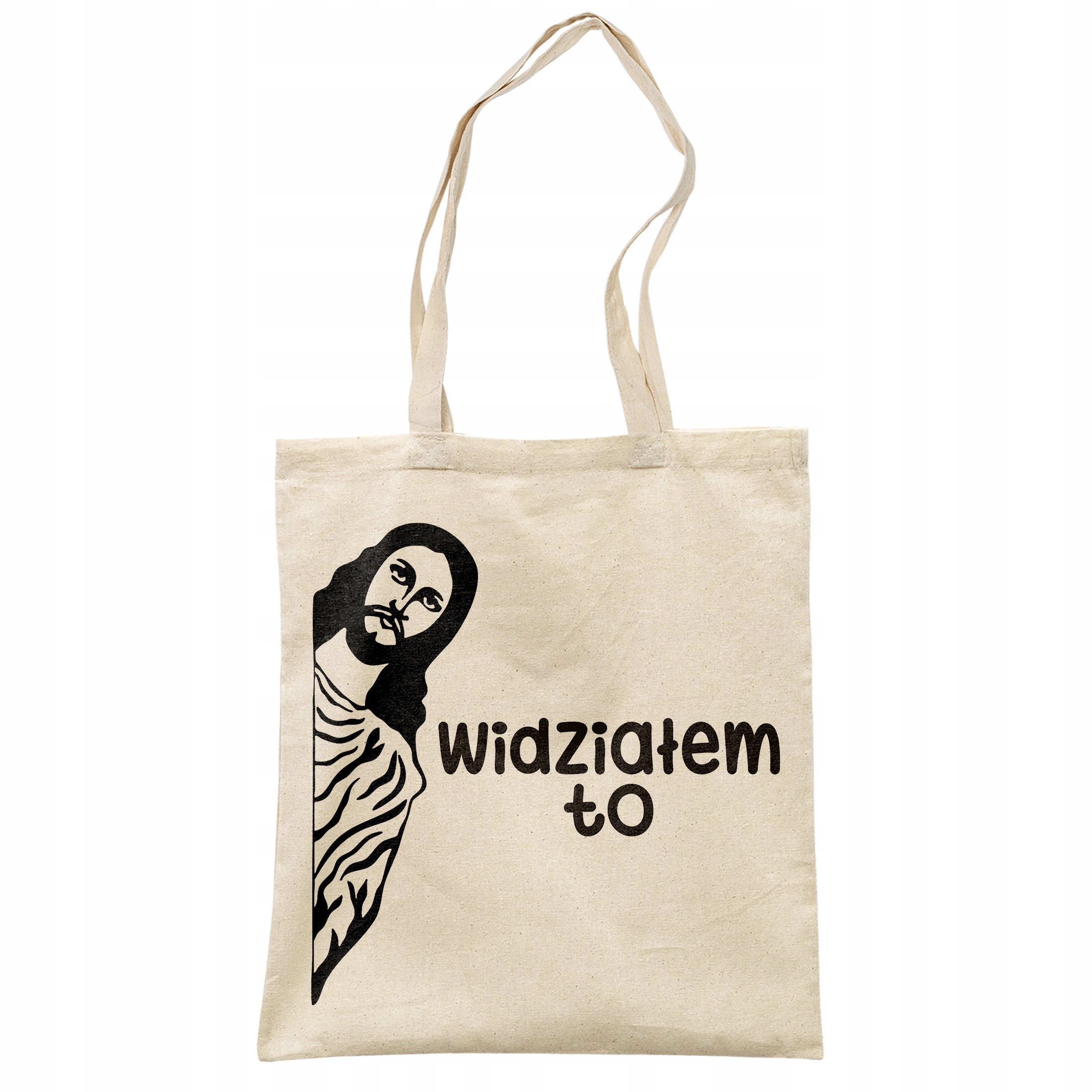 Torba bawełniana na zakupy Widziałem To Jezus Zabawny Prezent