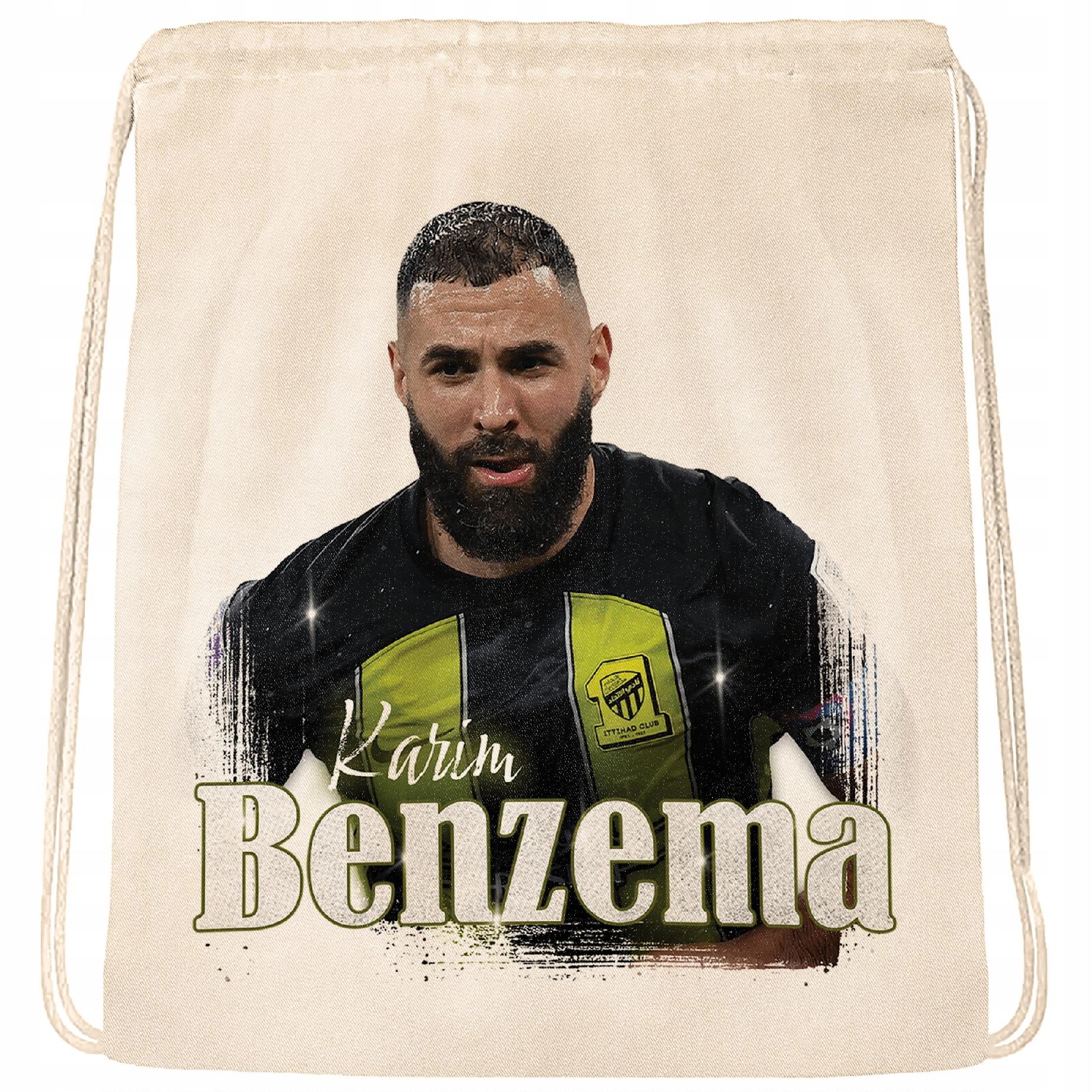 Plecak bawełniany Karim Benzema dla kibiców Al-Ittihad