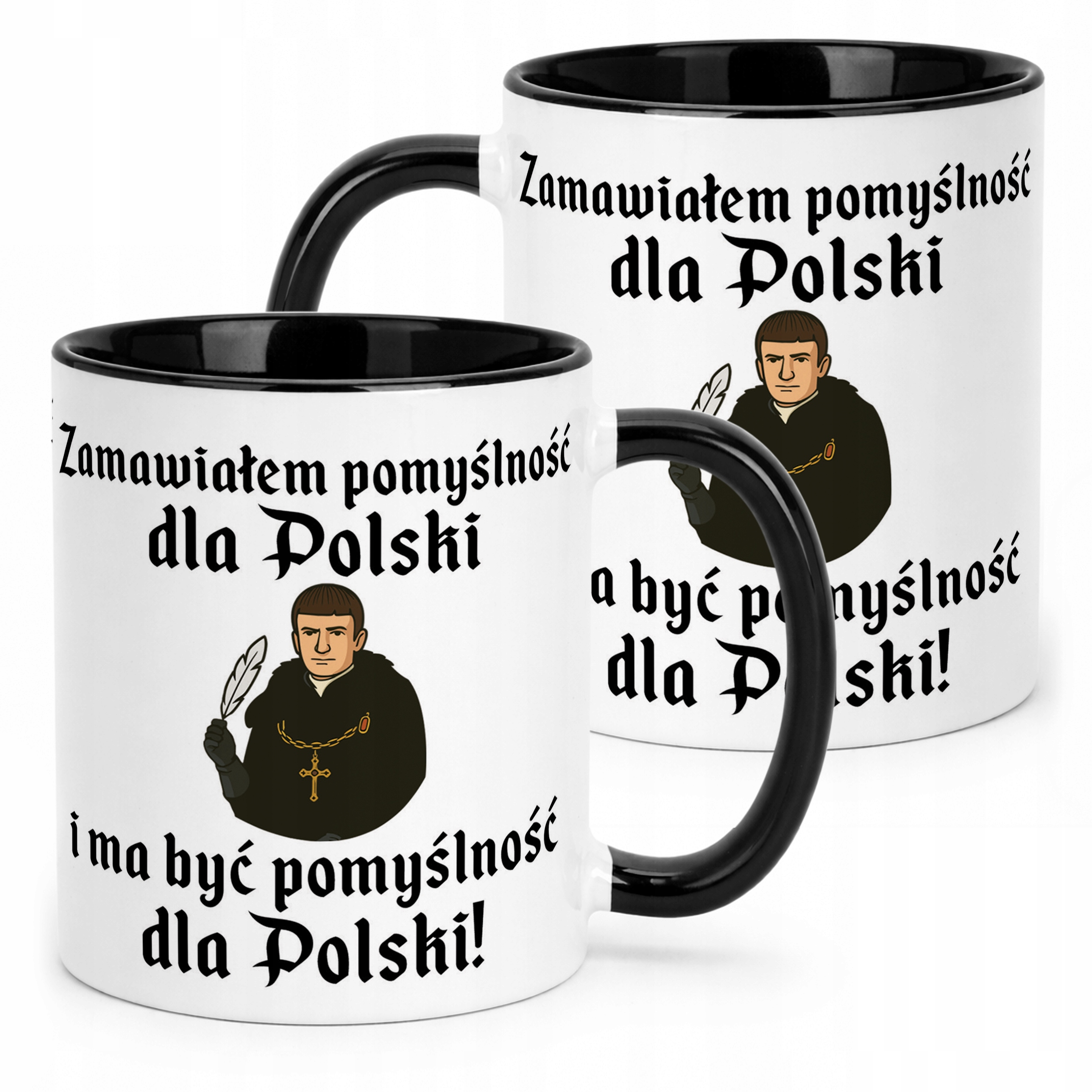 Kubek Czarny 1670 Zamawiałem Pomyślność Dla Polski Jakub Prezent