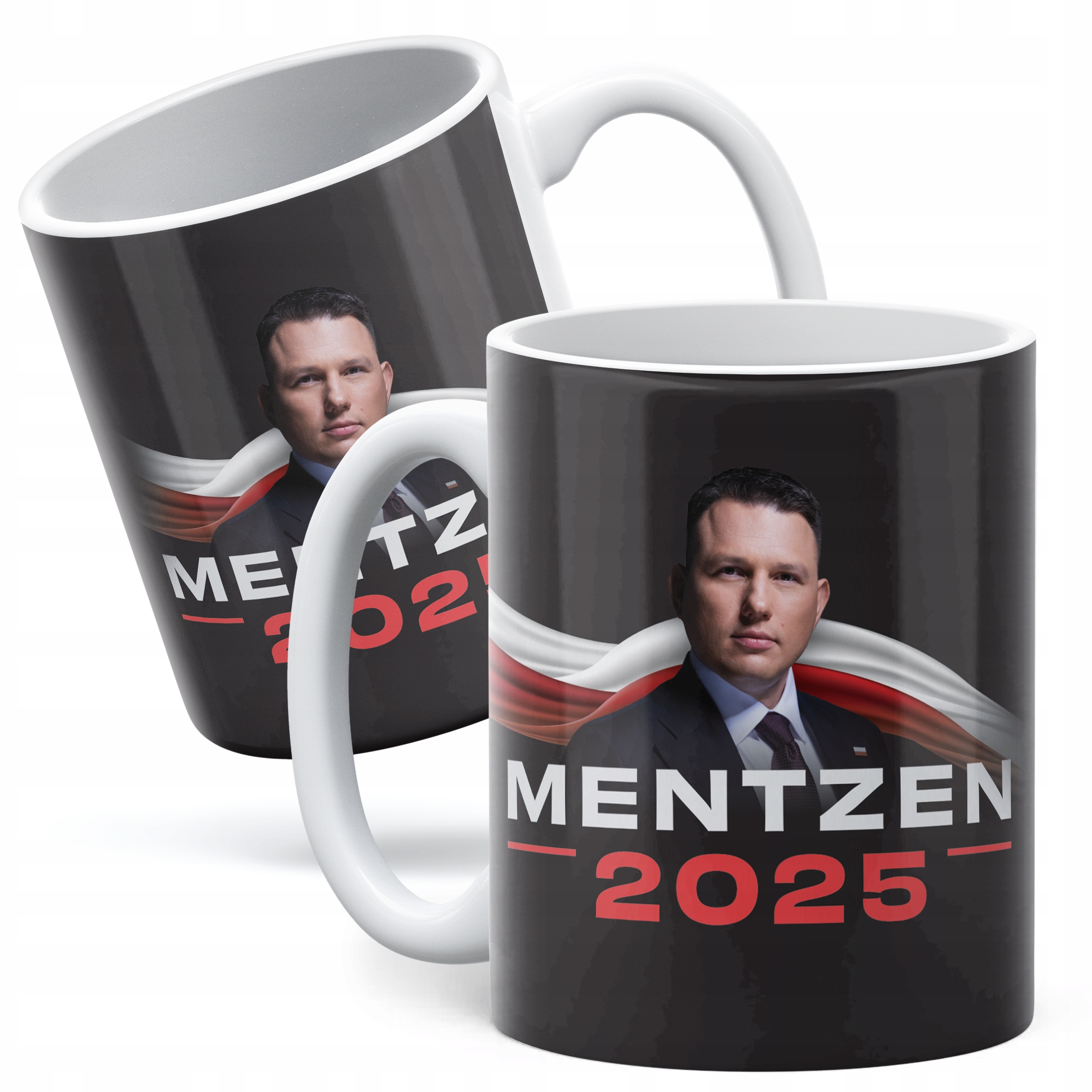 Kubek ceramiczny Sławomir Mentzen #Mentzen2025 Konfederacja Wybory
