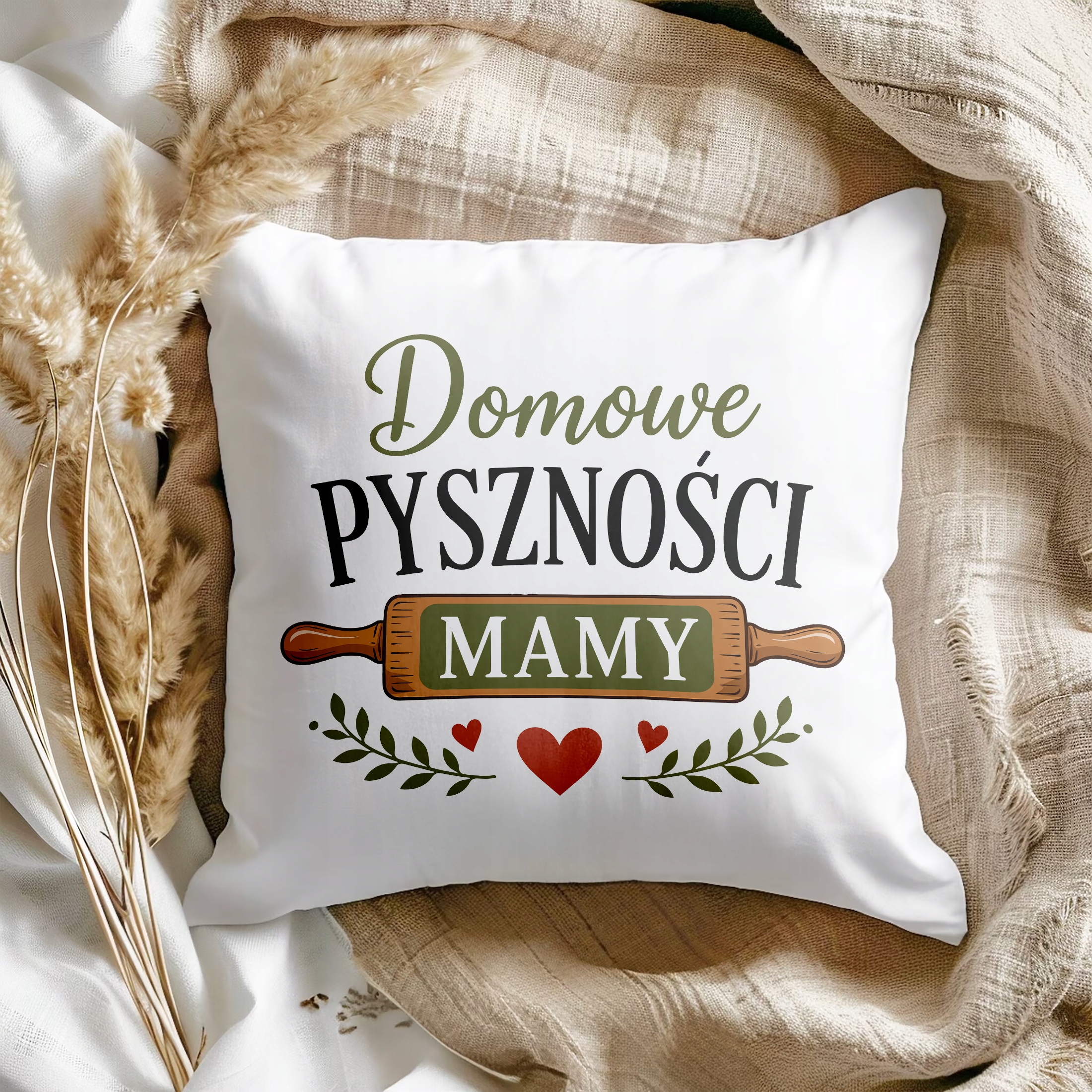 Poduszka 38x38cm dla mamy prezent na Dzień Matki upominek dla mamusi