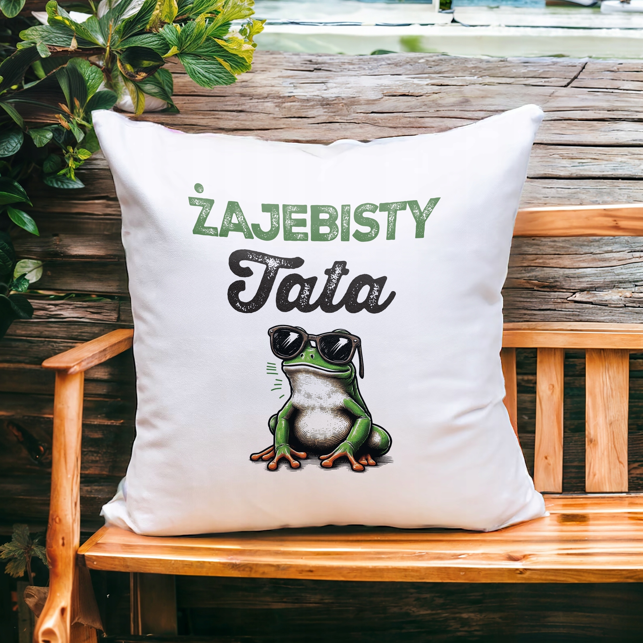 Poduszka 38x38cm Dzień Ojca Dla Taty Żajebsity Tata Prezent