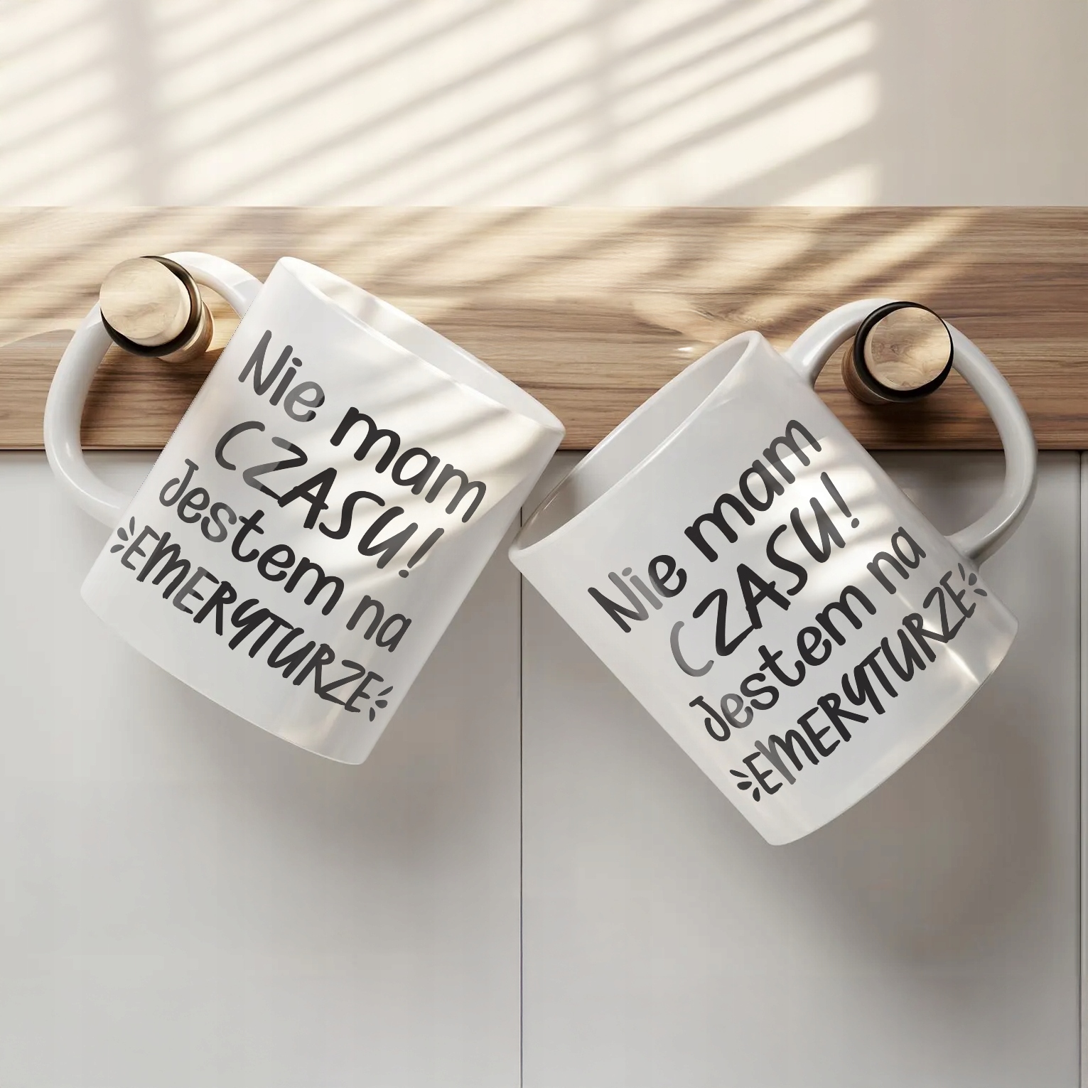 Kubek ceramiczny z okazji Emerytury Dla Emeryta Emerytki Prezent Upominek