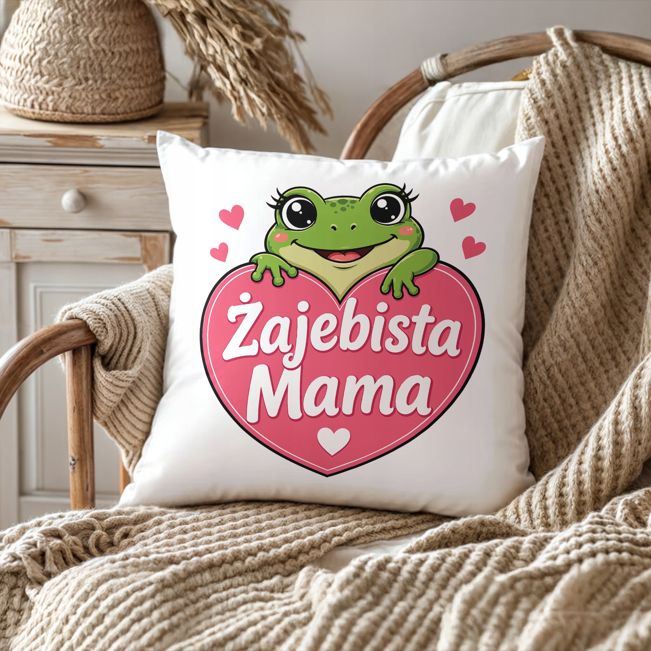 Poduszka dla mamy 38x38cm prezent na Dzień Matki prezent dla mamusi