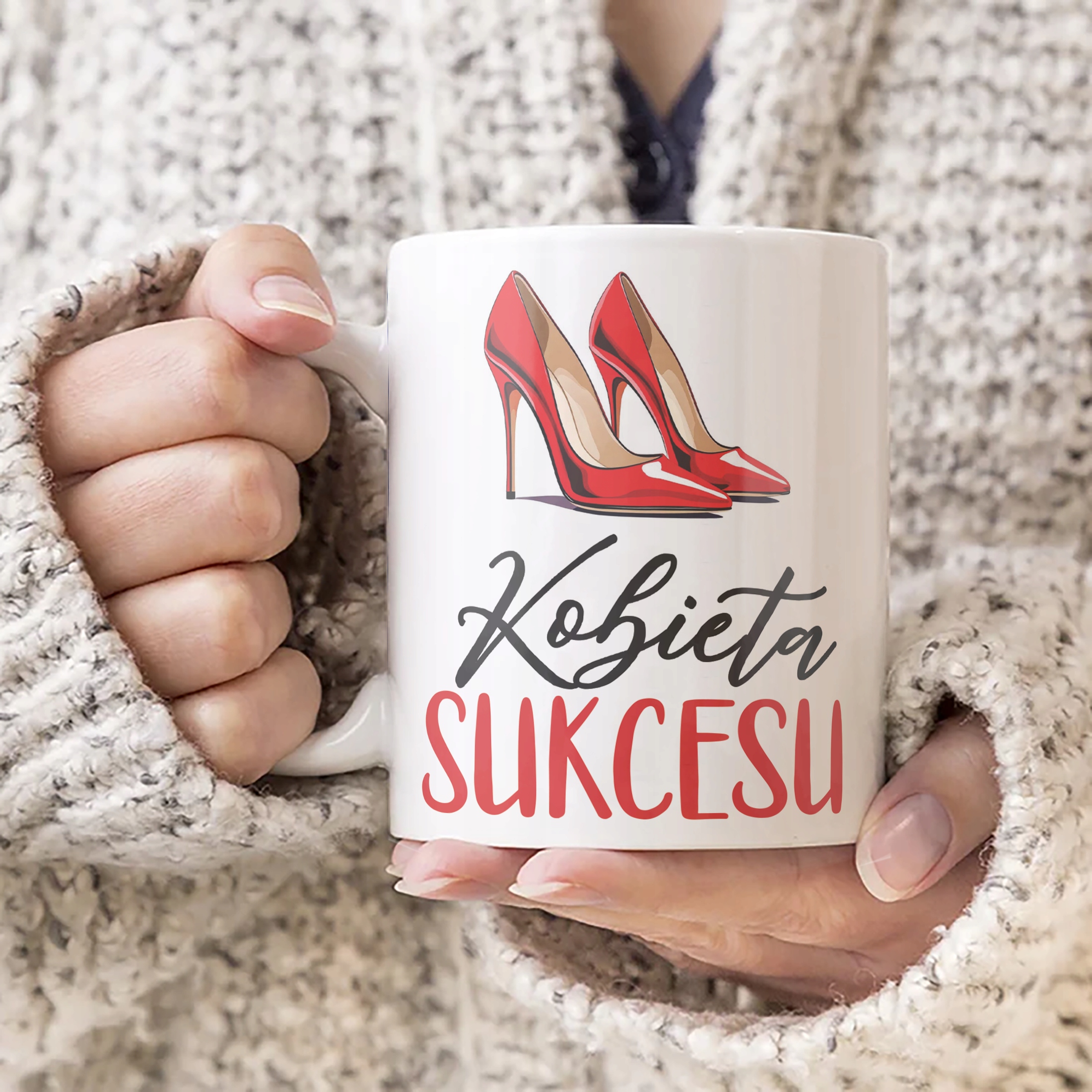 Kubek ceramiczny Kobieta Sukcesu Dla Kobiety Dzień Kobiet Prezent