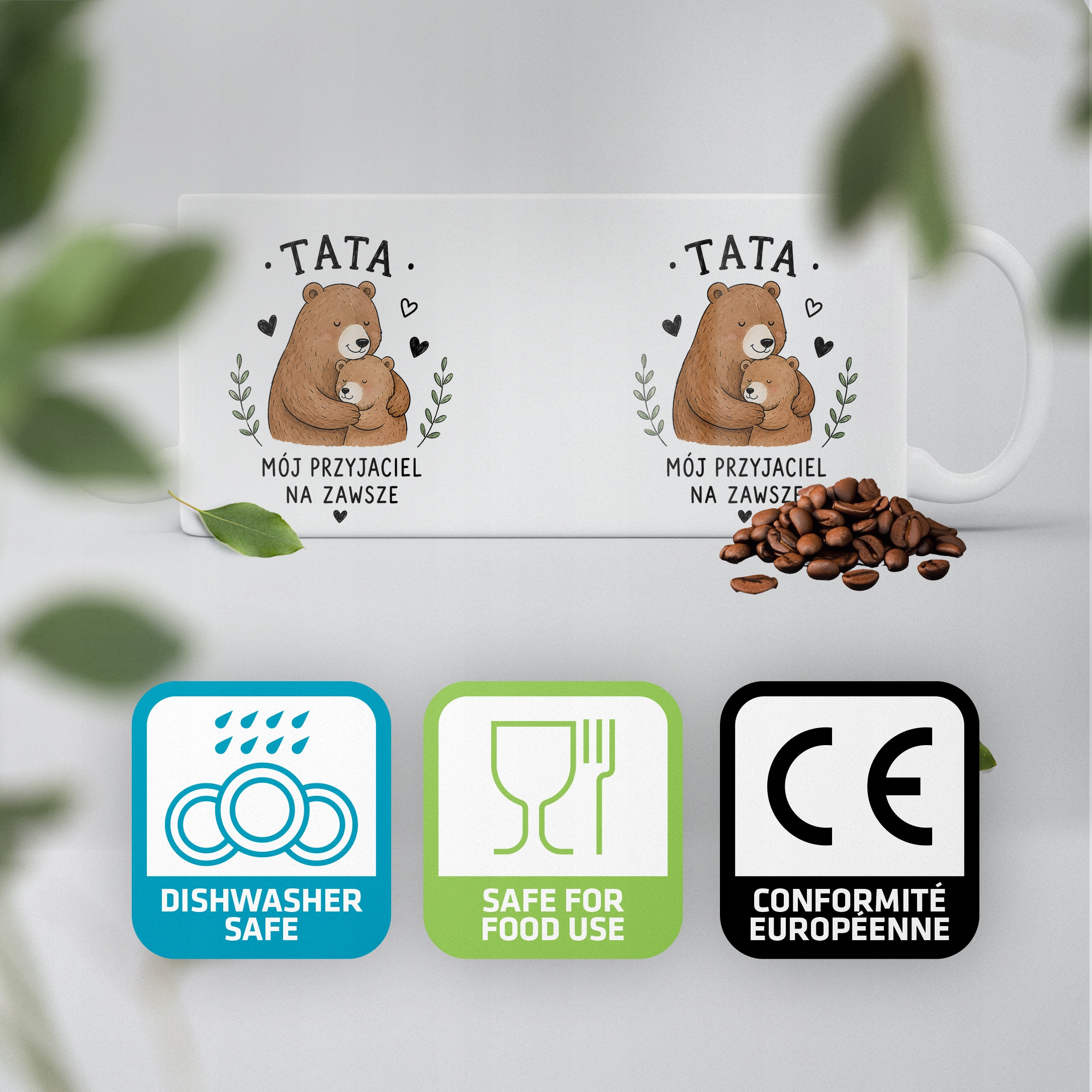Kubek Ceramiczny dla taty prezent na Dzień Ojca upominek