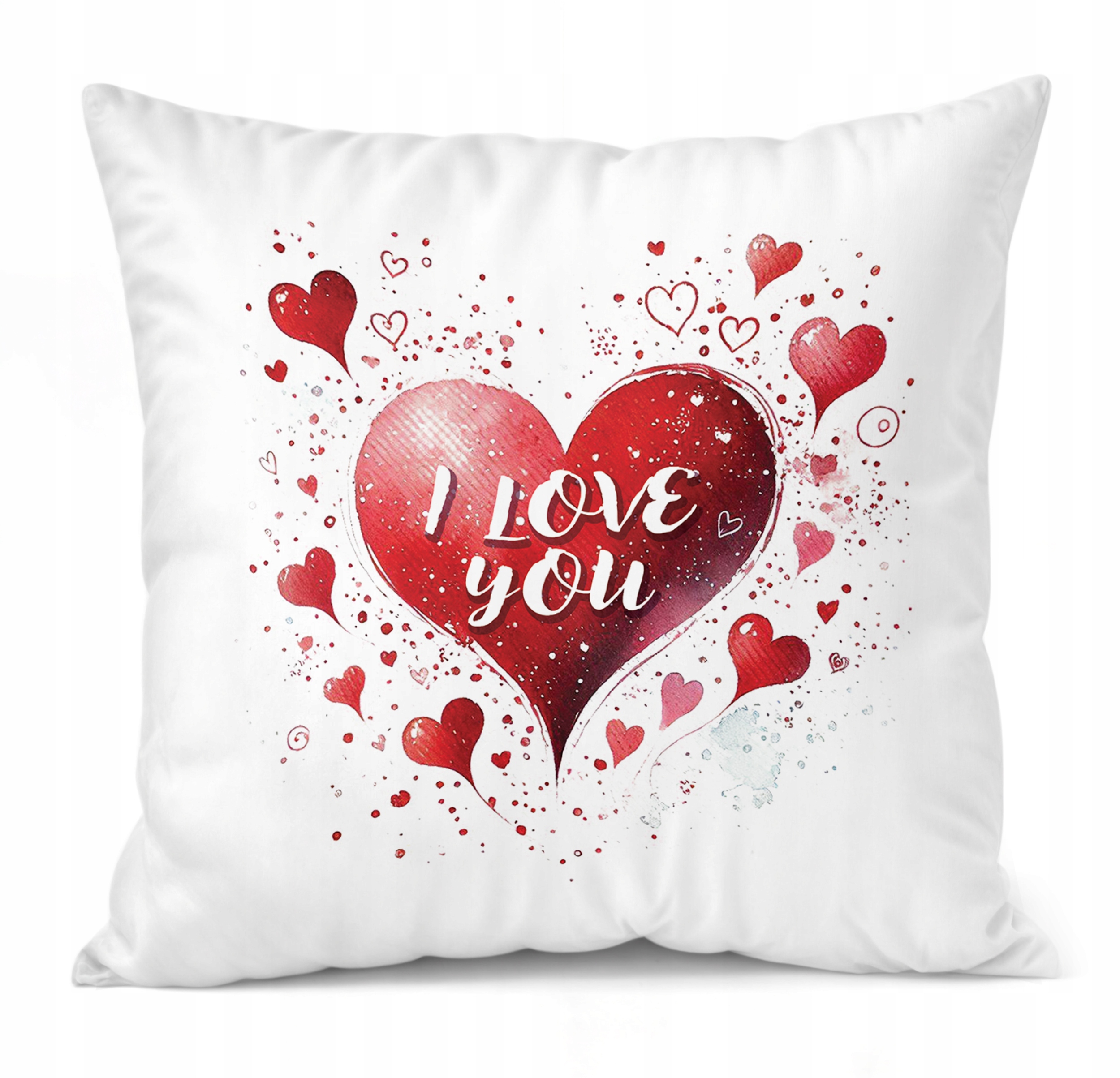 Zestaw Kubek + Poduszka 38×38 cm Walentynki I Love You Prezent Upominek