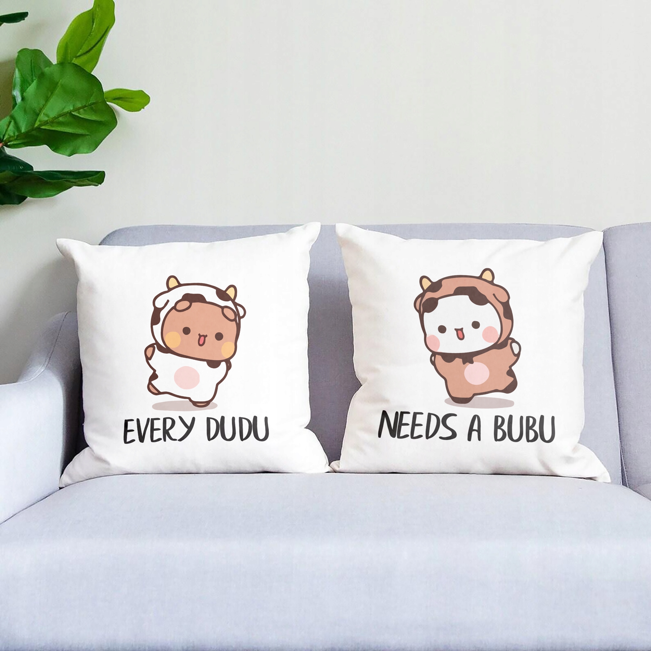 Zestaw Poduszek Walentynkowy Walentynek Bubu i Dudu Dla Pary Prezent