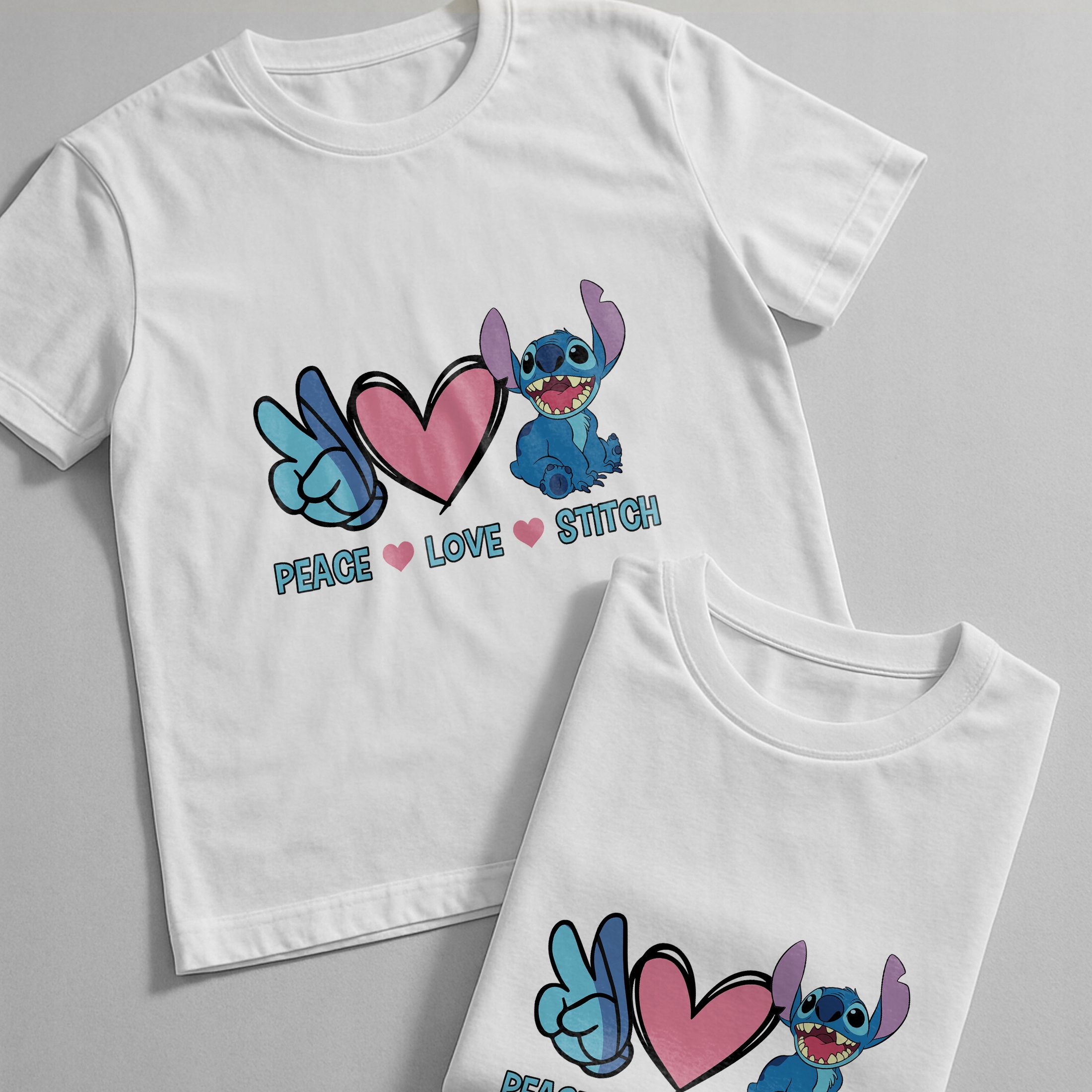 Koszulka biała dziecięca Stitch Lilo i Stich Dla Fanów