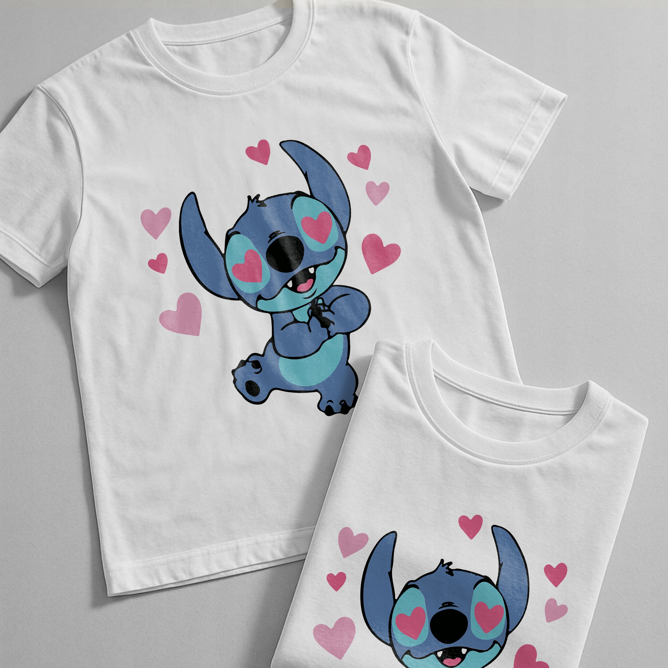 Koszulka biała dziecięca Stitch Lilo i Stich Dla Fanów