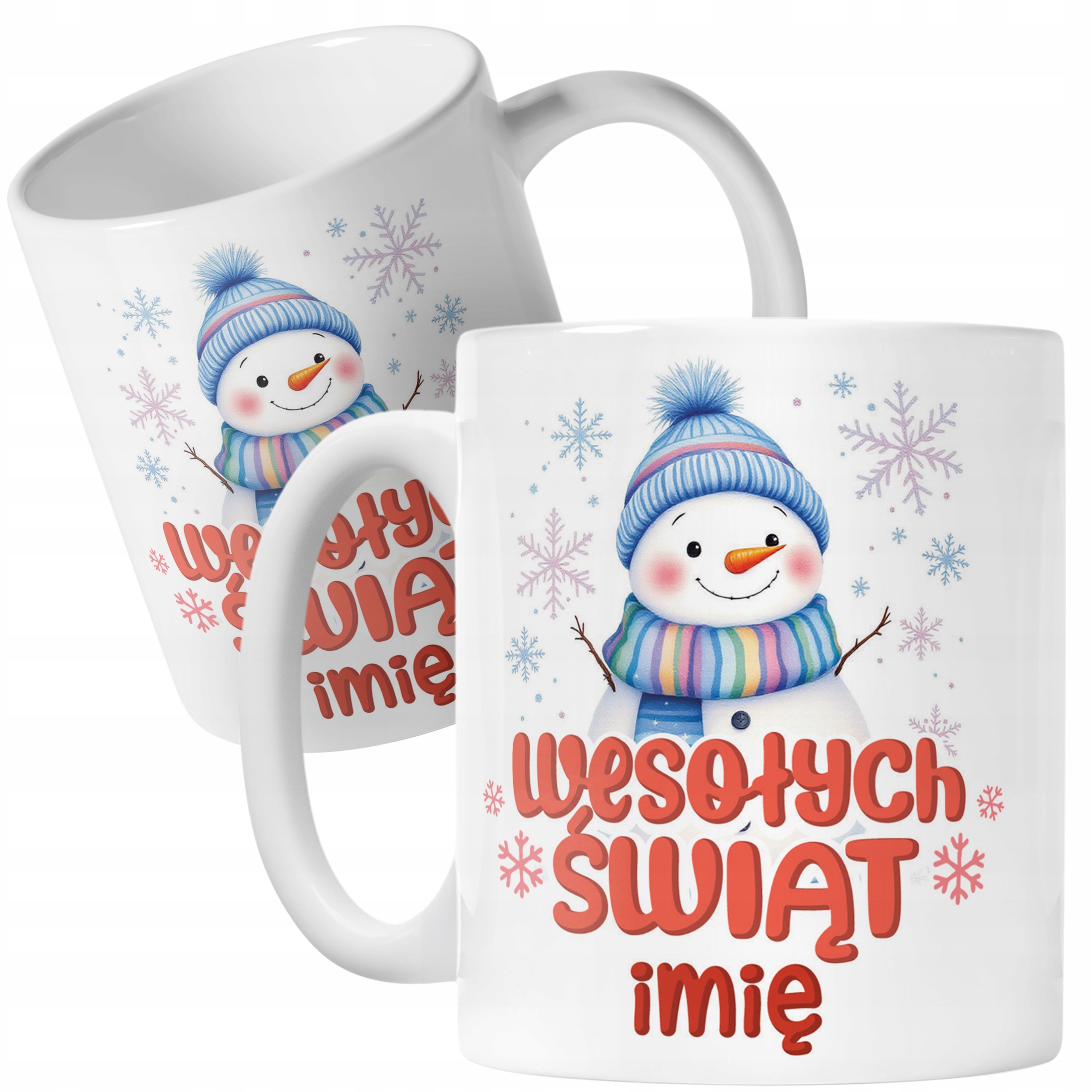 Kubek Ceramiczny Personalizowany Świąteczny Boże Narodzenie Prezent