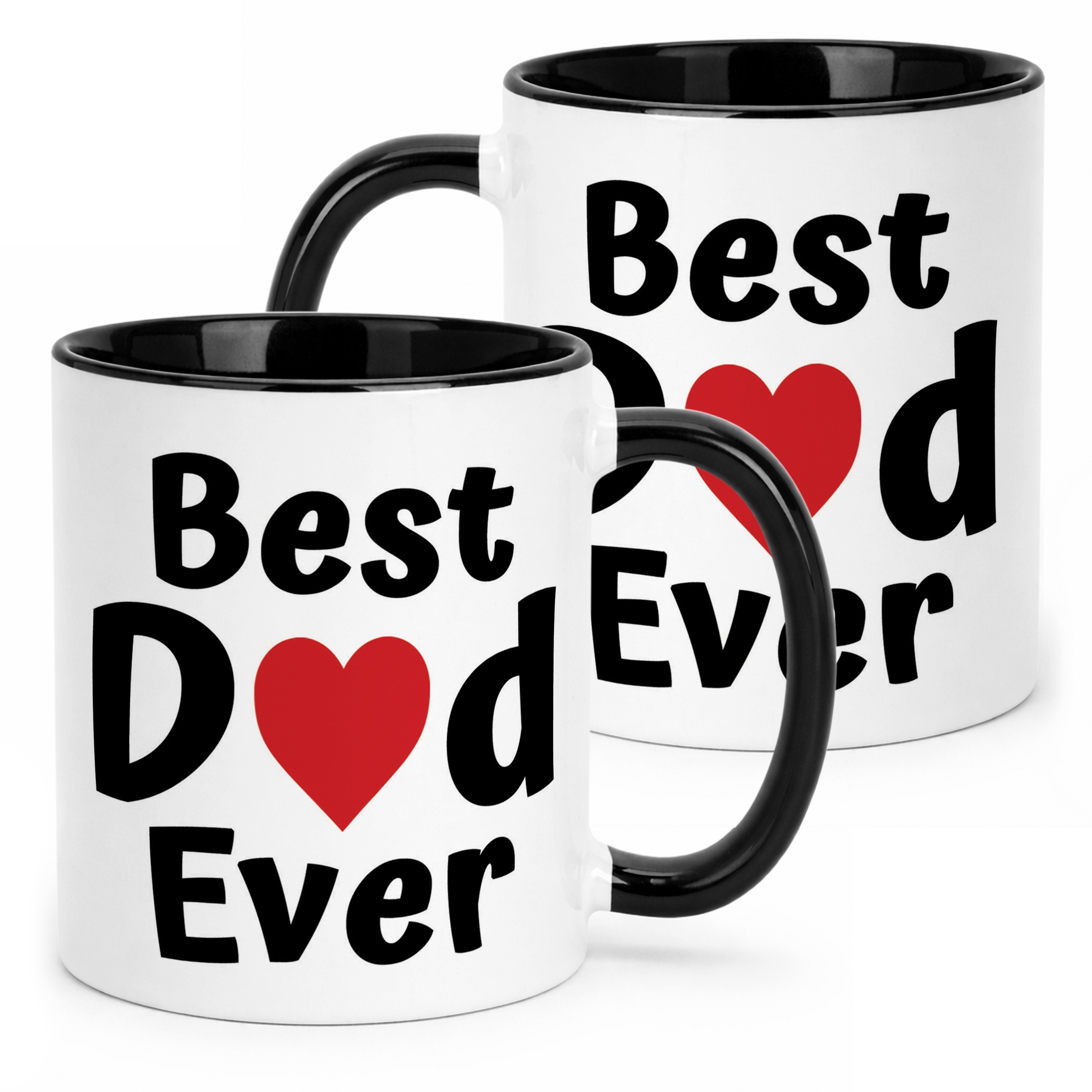 Kubek Czarny Dzień Ojca Best Dad Ever Upominek Dla Taty