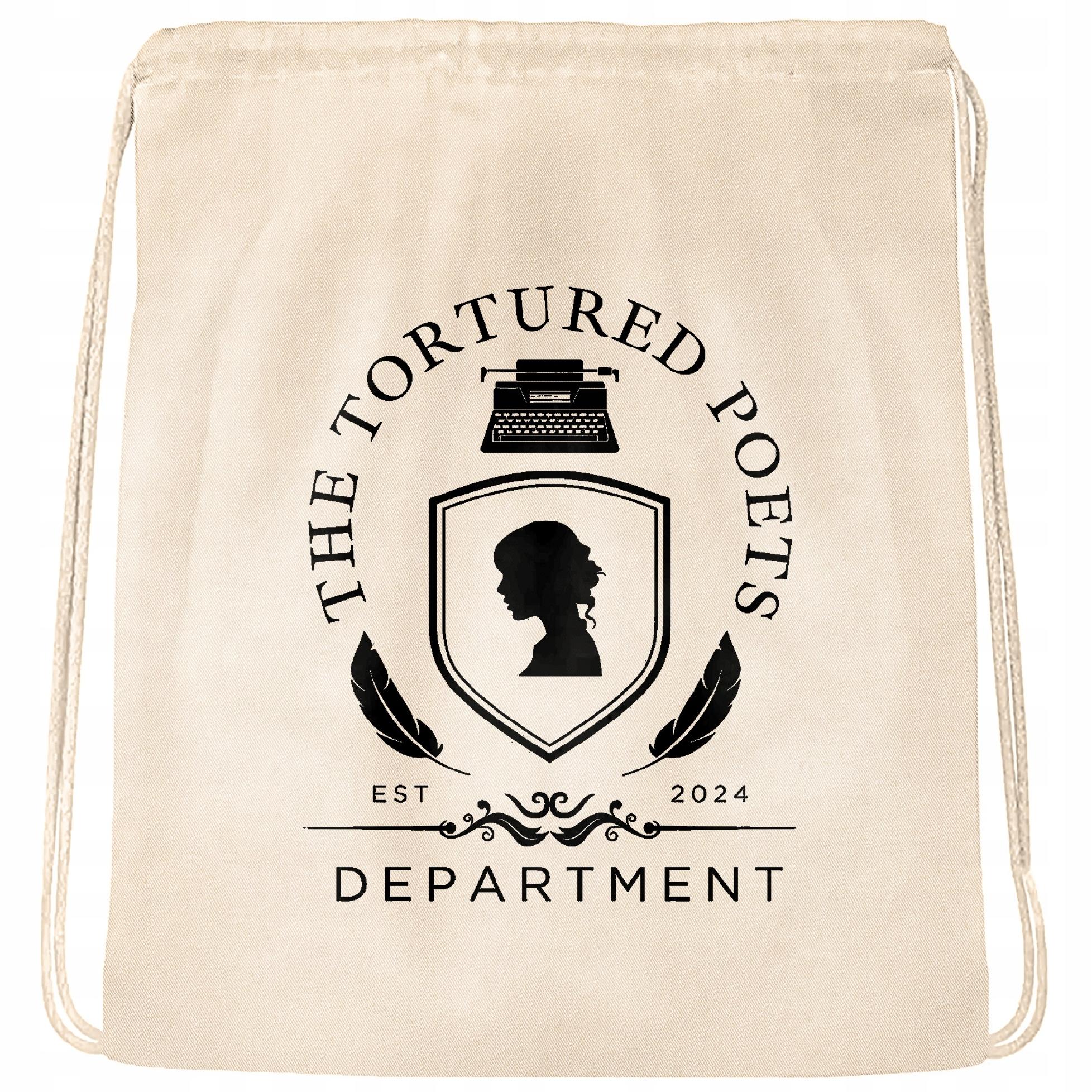 Plecak bawełniany 34×40 Taylor Swift The Tortured Poets Department