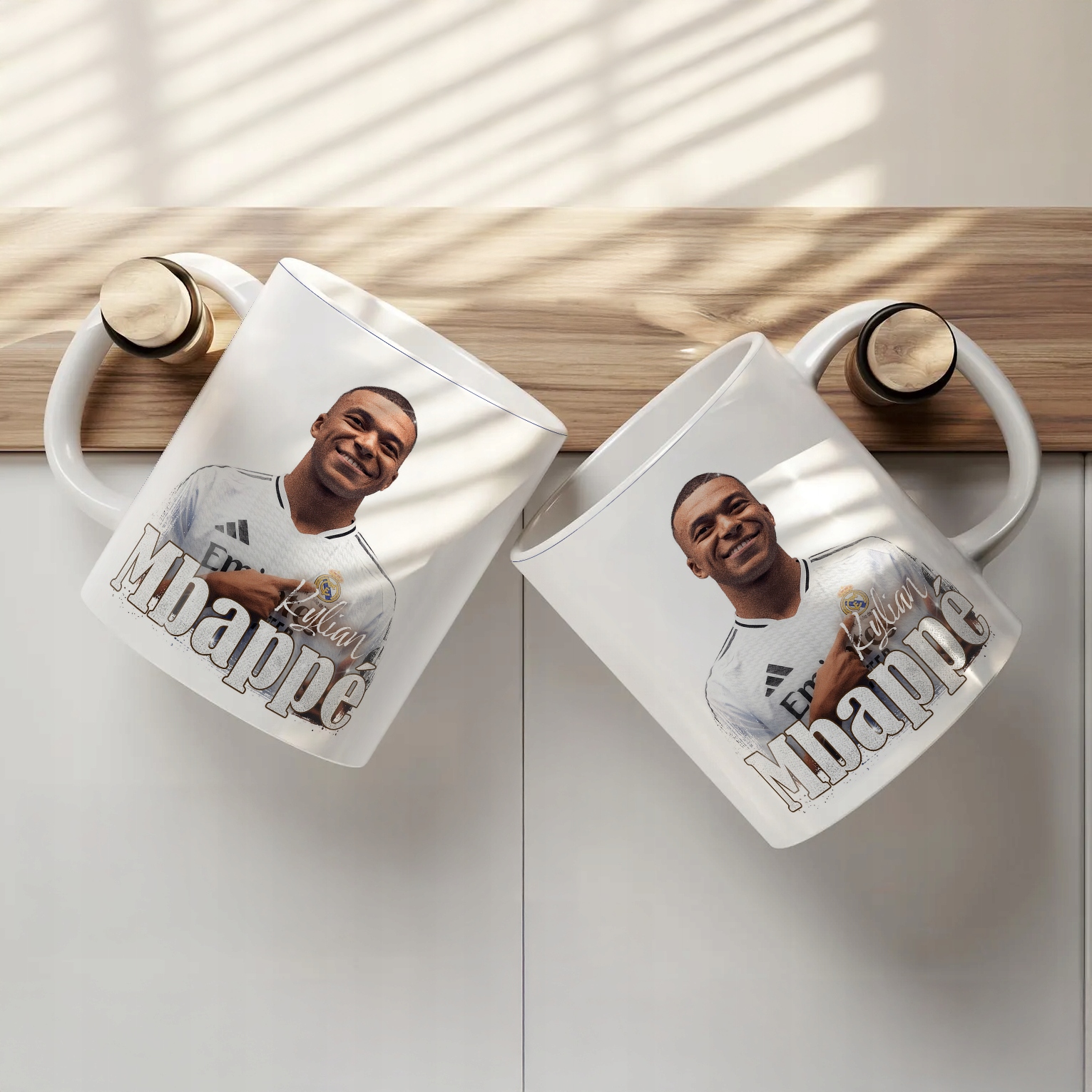 Kubek ceramiczny Kylian Mbappe dla kibiców Real Madryt Prezent