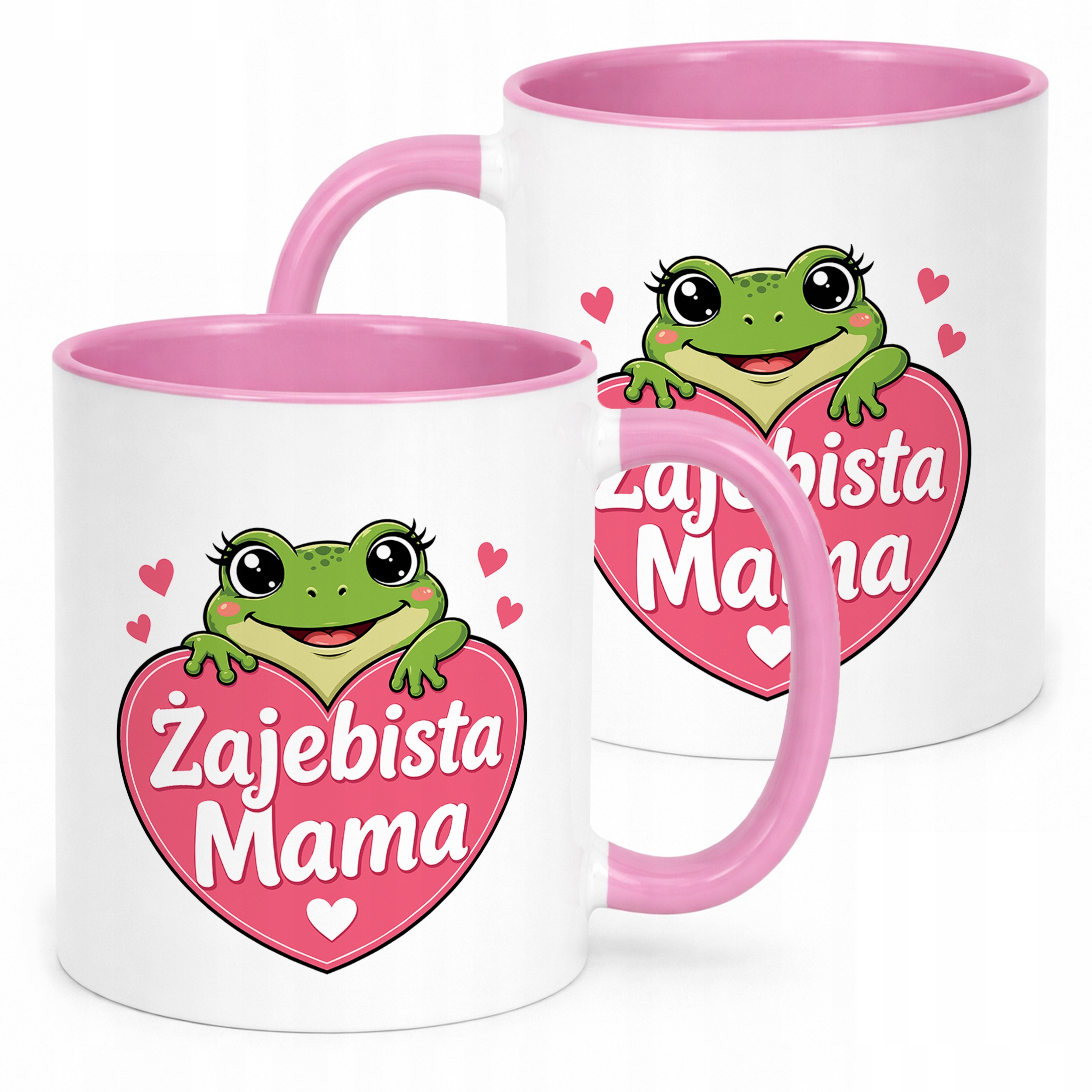 Dzień Matki prezent dla mamy kubek różowy elegancki prezent dla mamy
