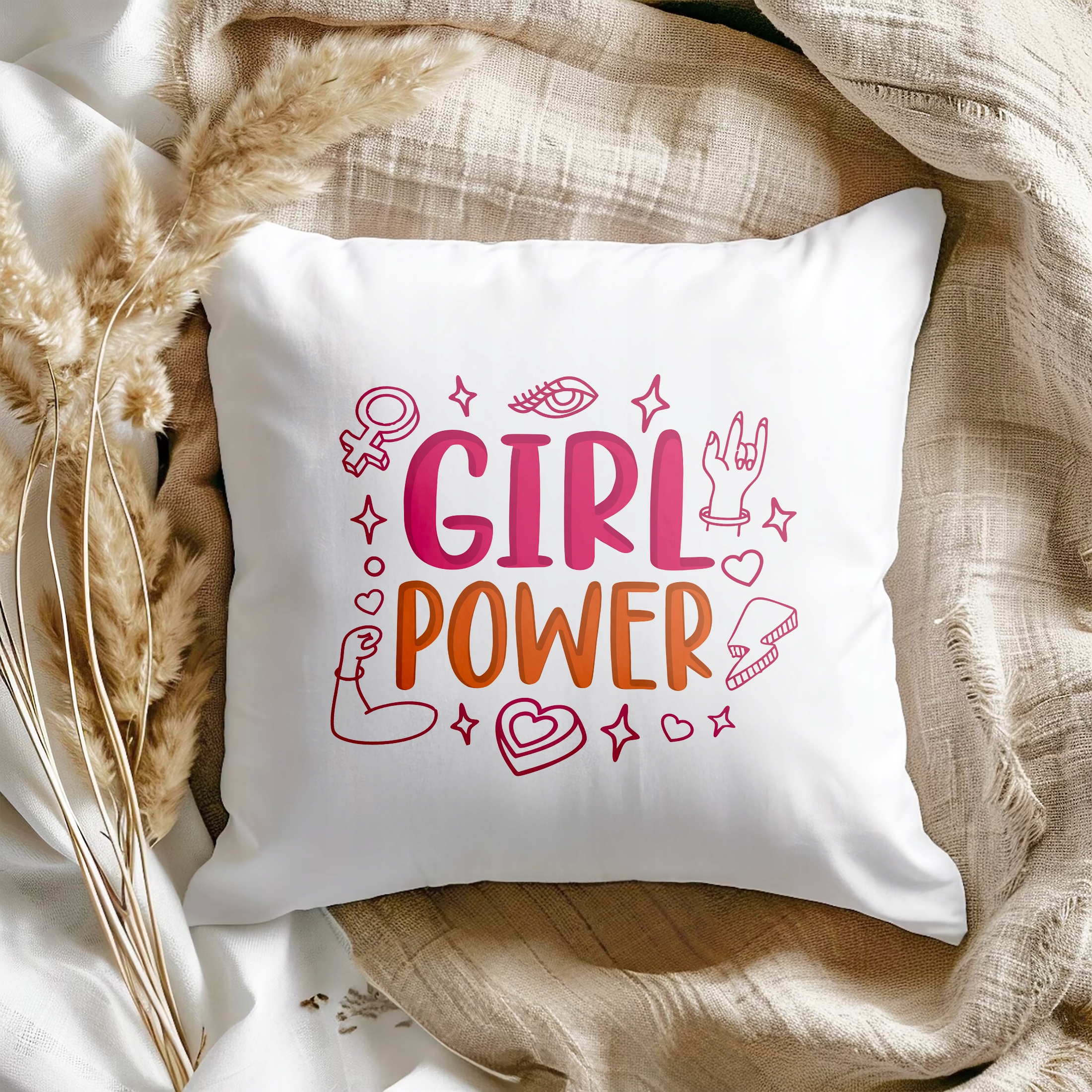 Poduszka 38x38cm Dzień Kobiet Prezent Dla Kobiety Girl Power Upominek