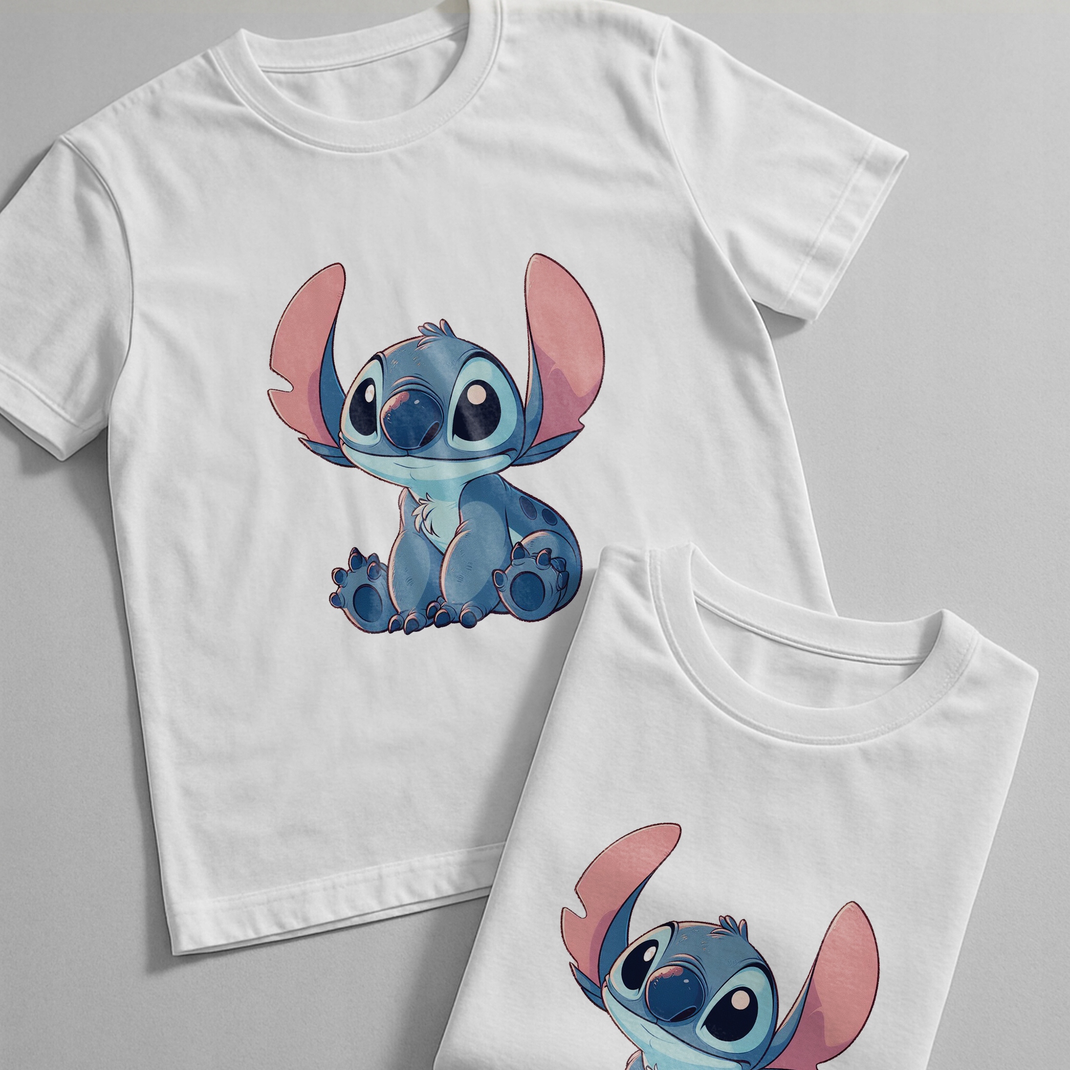 Koszulka biała dziecięca Stitch Lilo i Stich Dla Fanów Bajki
