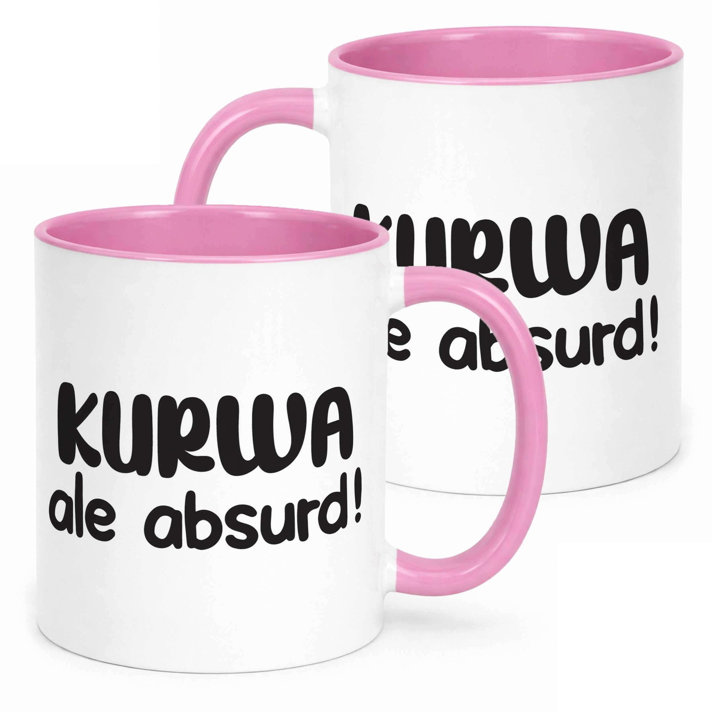 Kubek Różowy K**wa Ale Absurd Śmieszny Zabawny Prezent