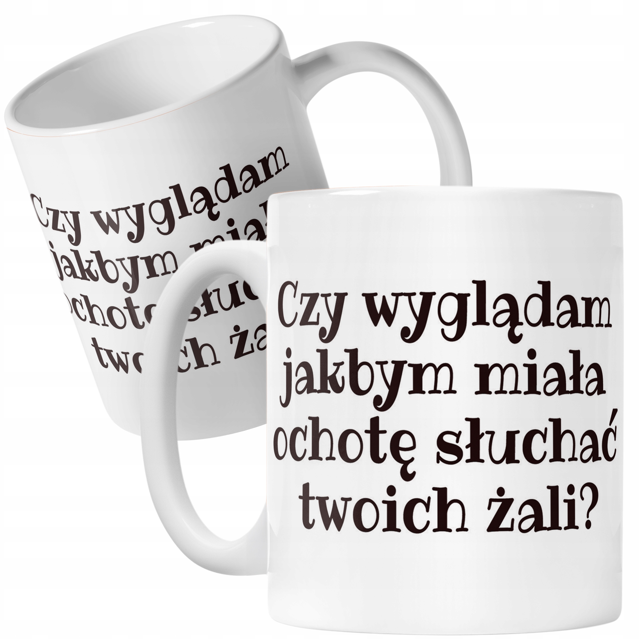 Kubek ceramiczny Czy Wyglądam Jakbym Śmieszny Zabawny Prezent