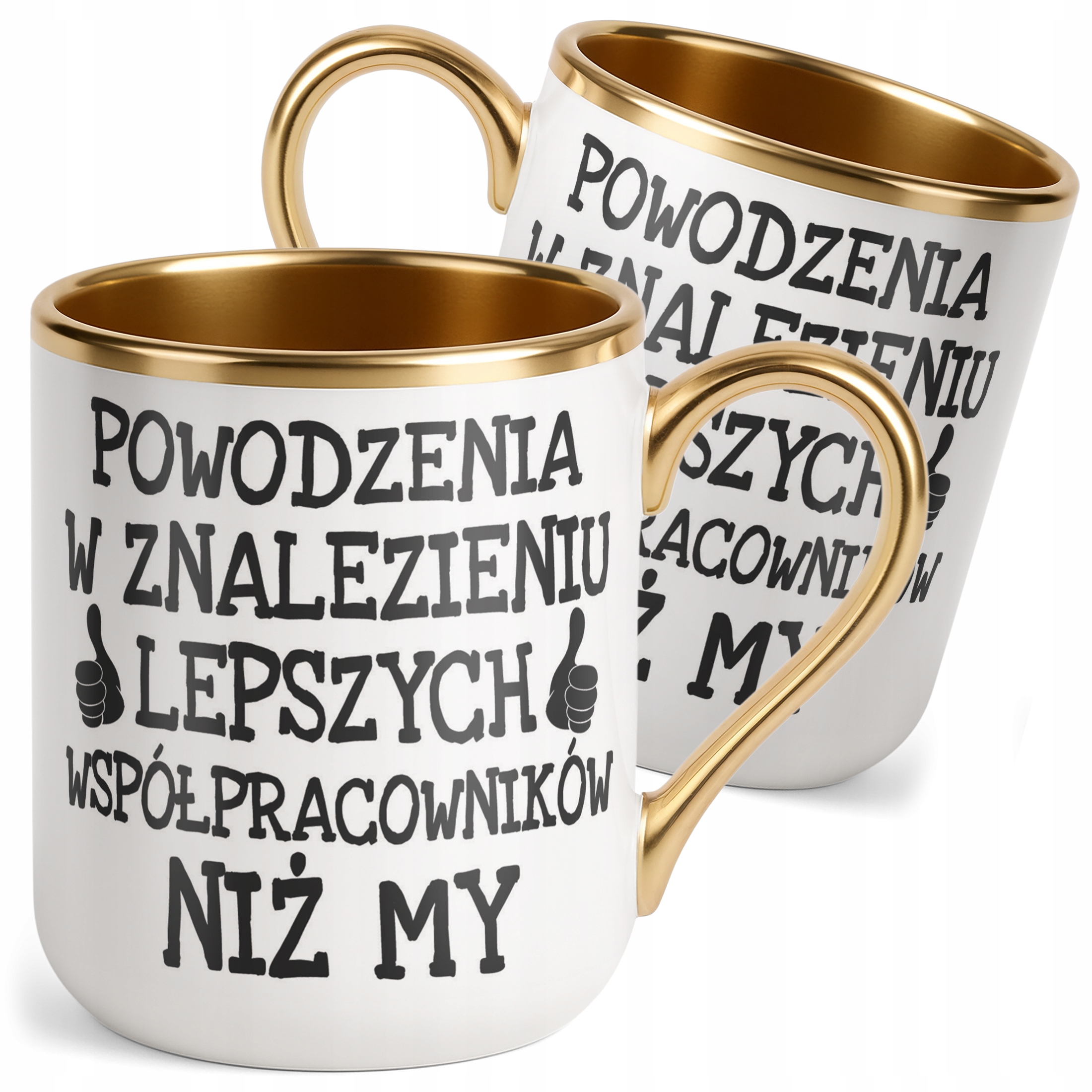Kubek Premium Złoty Odejście Pożegnanie Z Pracy Dla Współpracownika