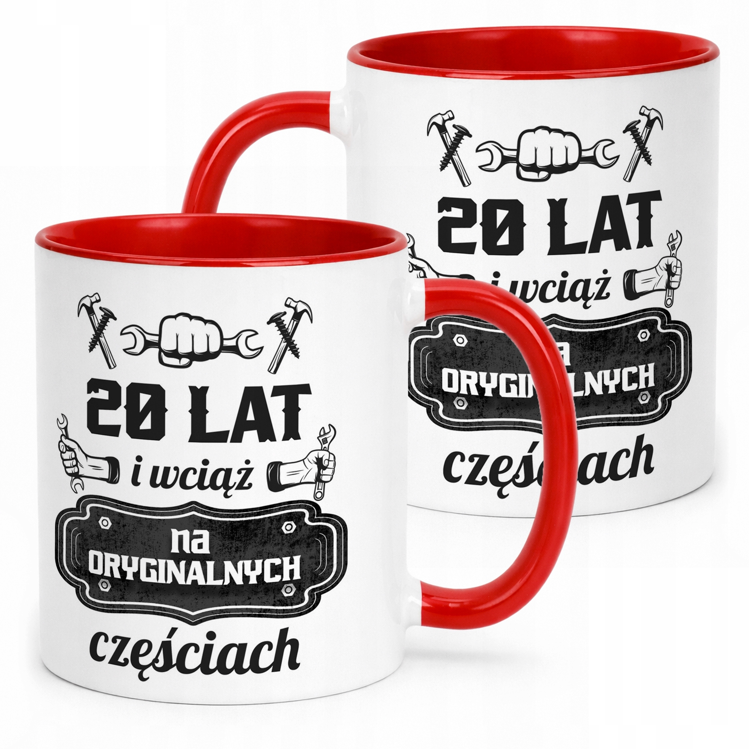 Kubek Czerwony 20 Lat i Wciąż Na Oryginalnych Częściach Urodziny