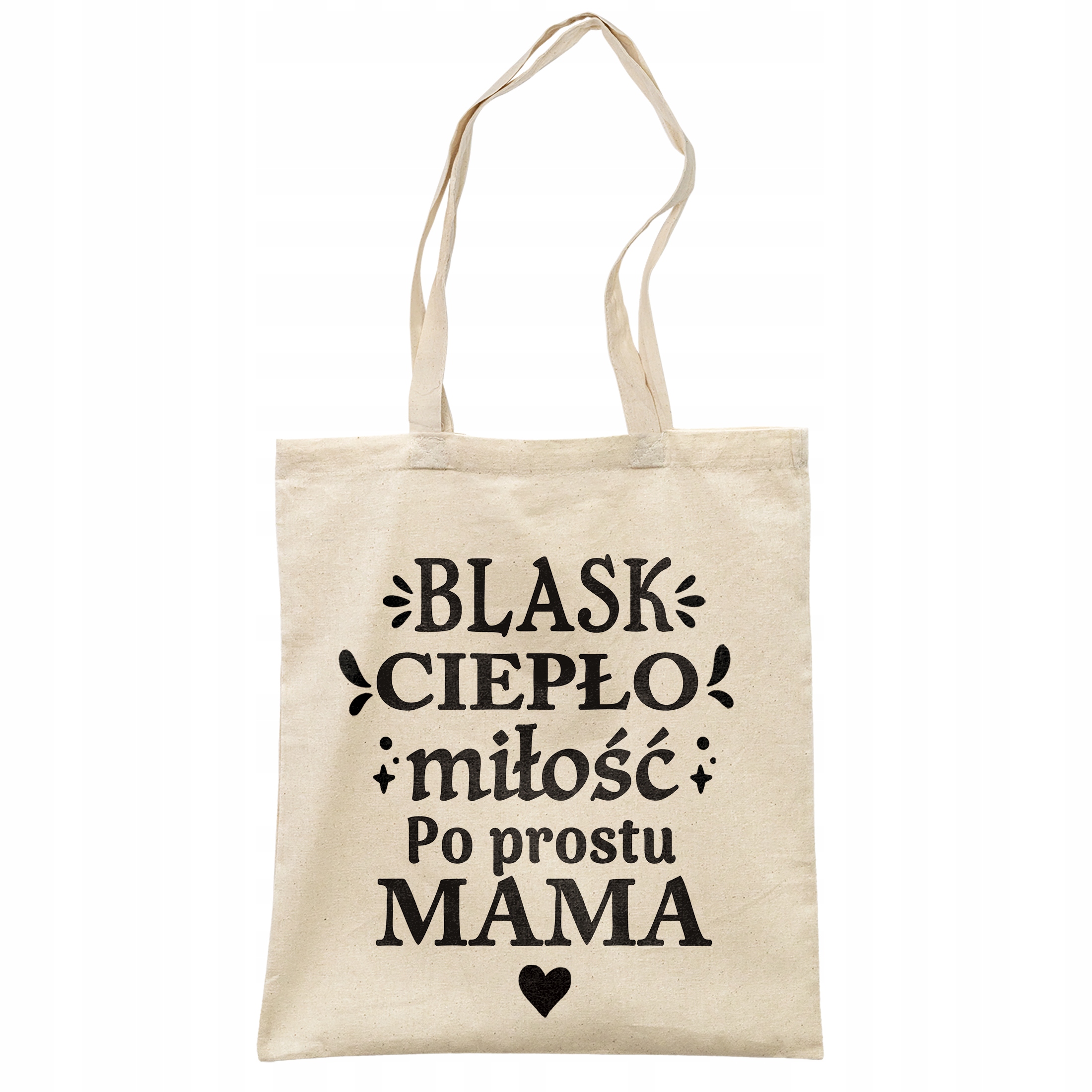 Torba bawełniana na zakupy Dzień Matki Dla Mamy Prezent Blask Ciepło