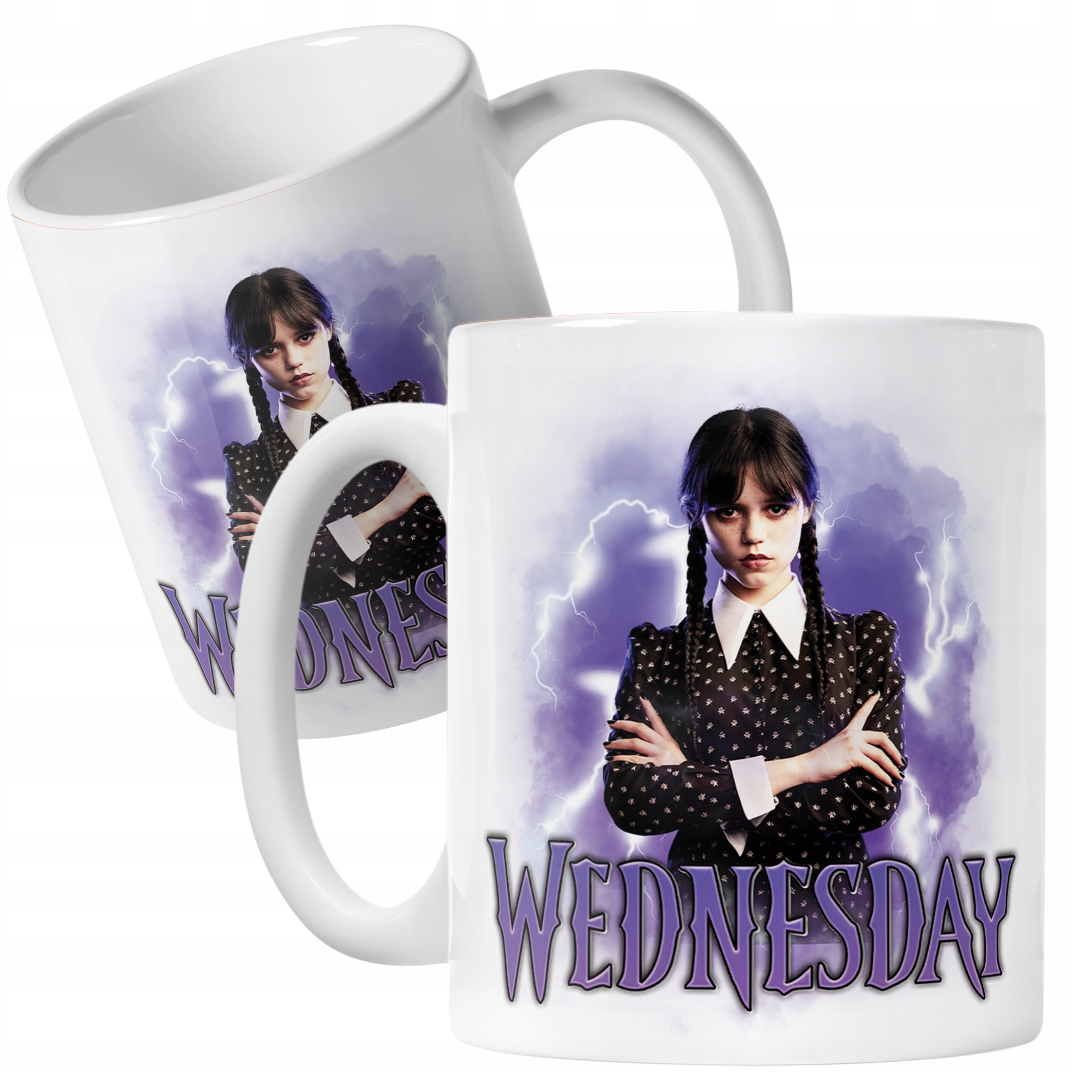 Kubek ceramiczny Nevermore Wednesday Addams Dla Fanów Prezent