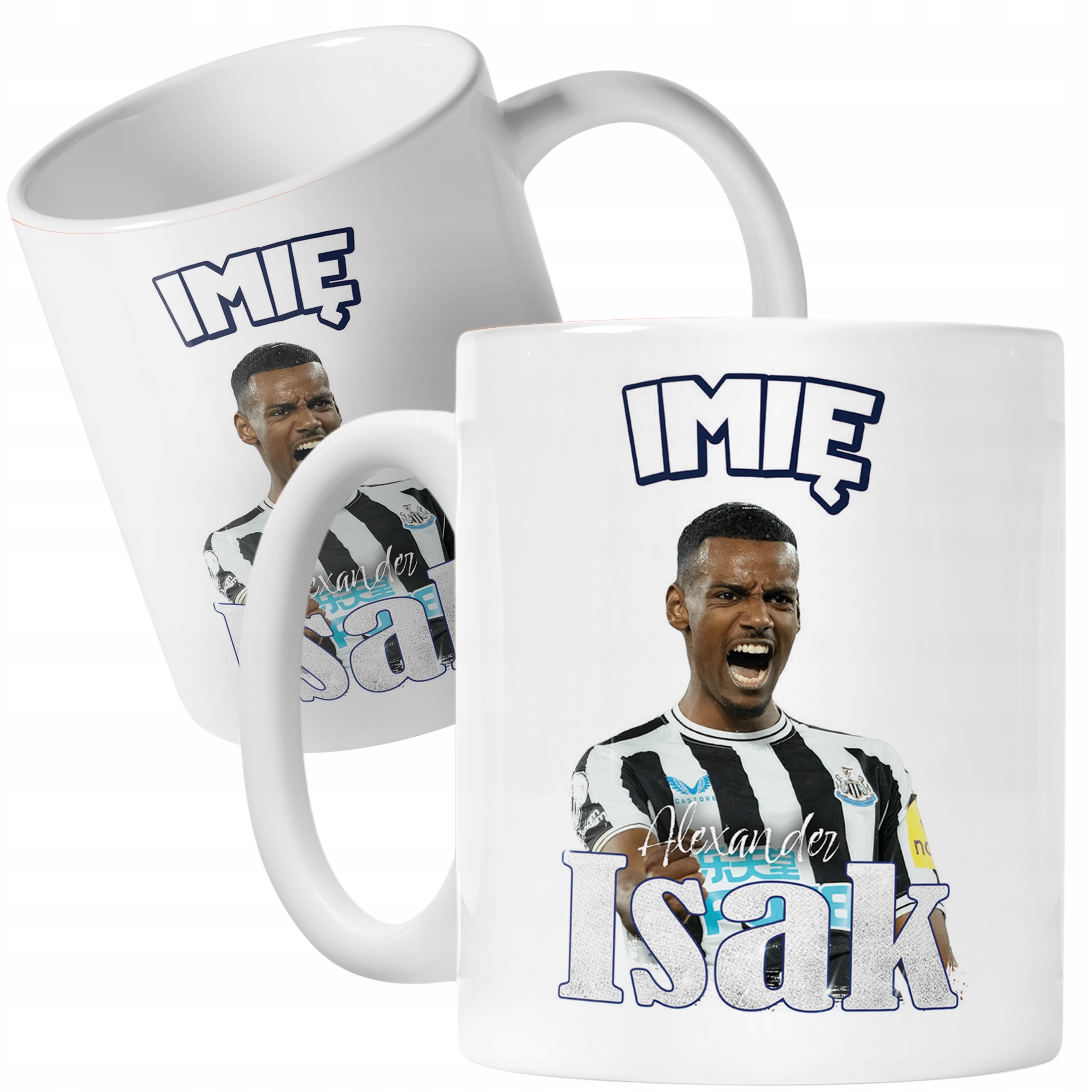 Kubek personalizowany Alexander Isak dla kibiców Newcastle Prezent