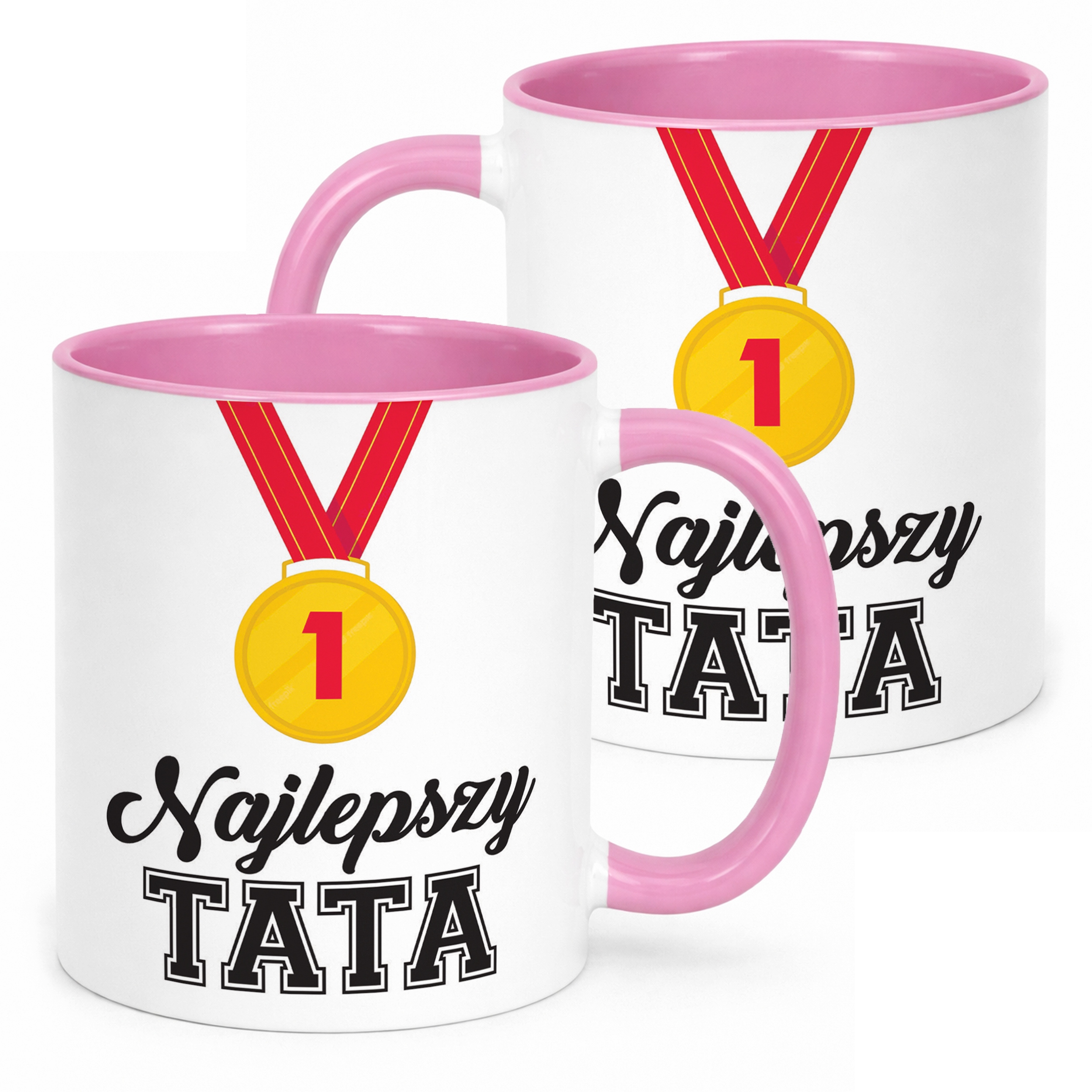 Kubek Różowy Dzień Ojca Dla Taty Najlepszy Tata Prezent