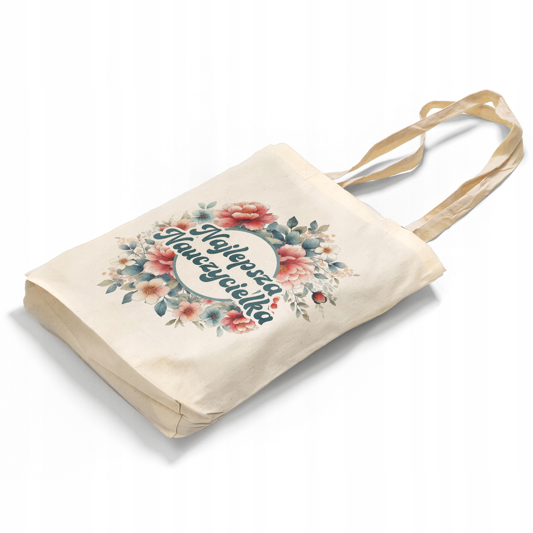 Zestaw kubek + torba z dnem Najlepsza Nauczycielka Dzień Nauczyciela