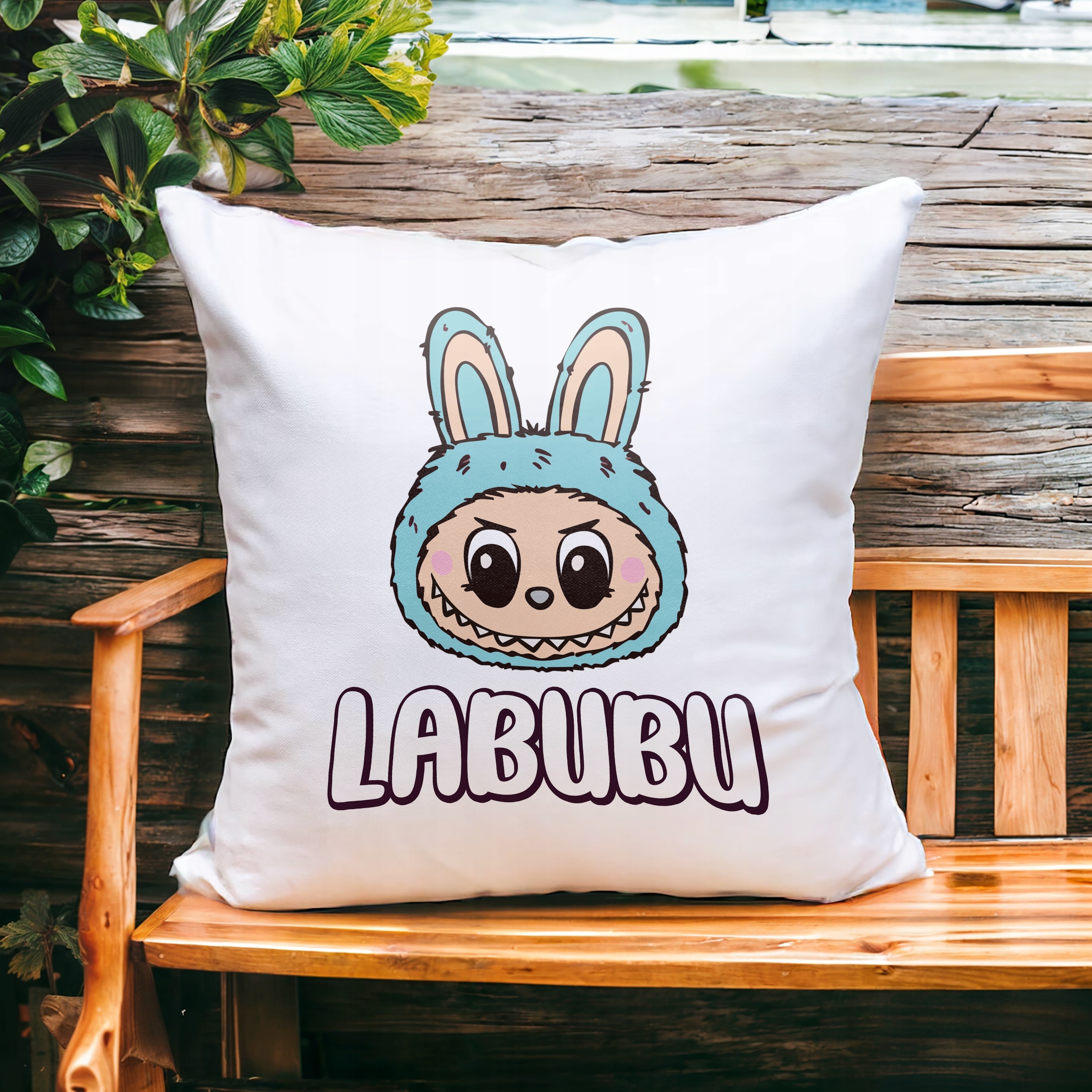Poduszka 38x38cm Labubu Urocze Stworki Bajka Dla Dzieci Prezent