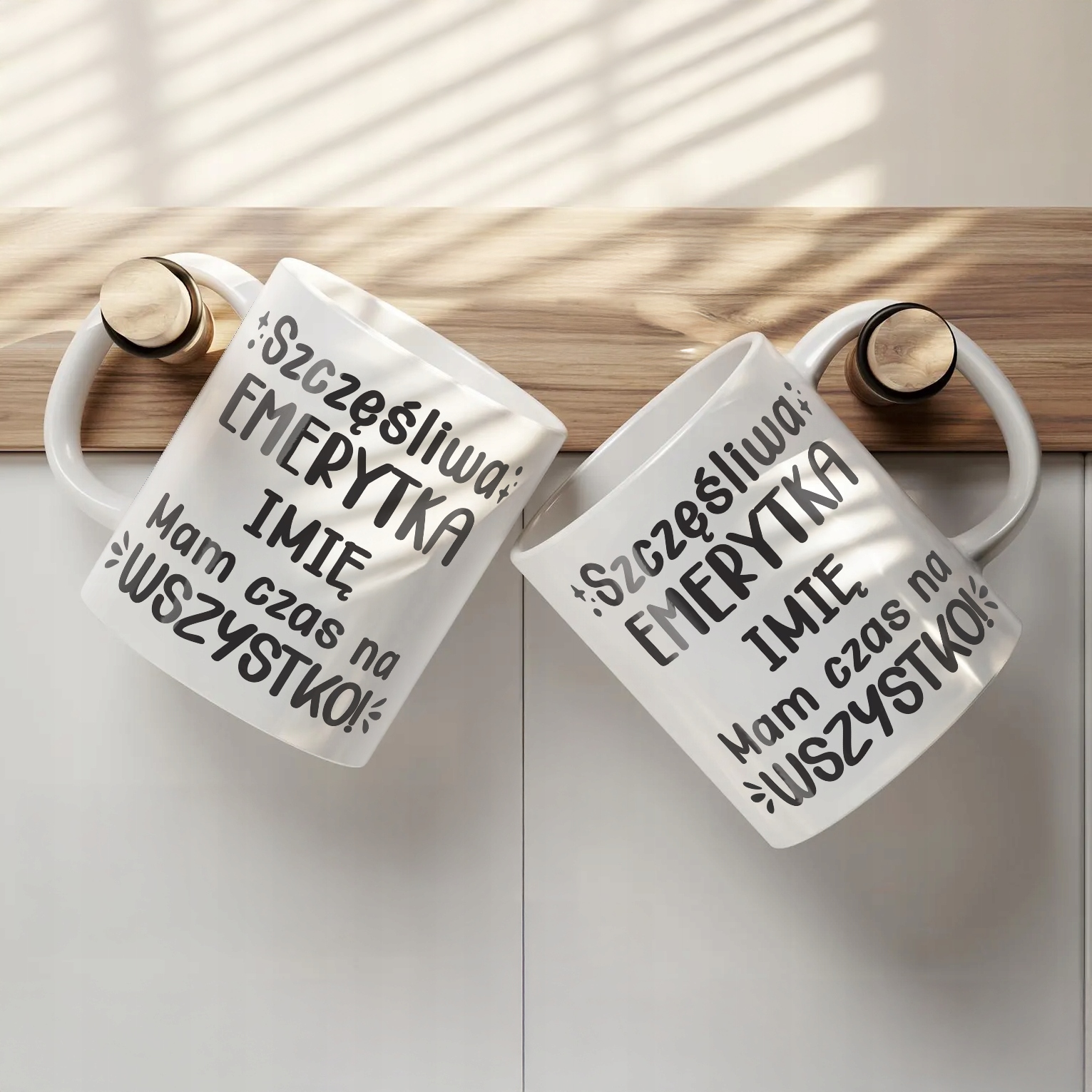 Kubek ceramiczny Personalizowany z okazji Emerytury Dla Emerytki Prezent